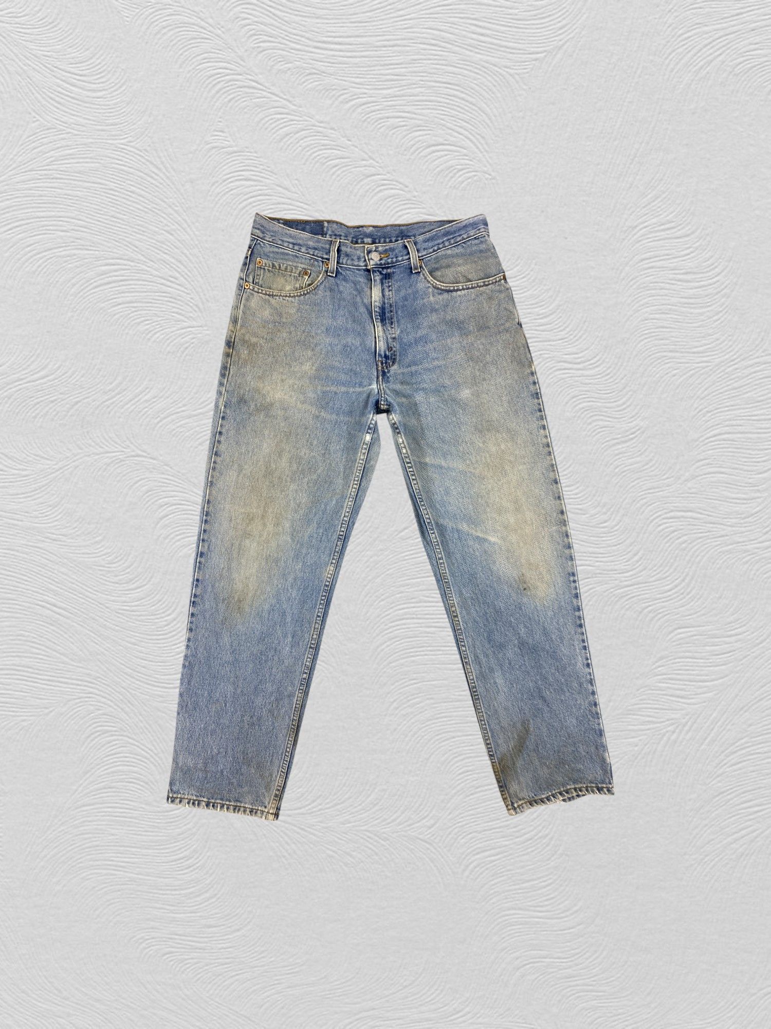 Levi's Dirty Blue Vintage Levi's 550 Relaxed Fit Denim 33x30 -JN636 Size US 33 - 1 Thumbnail