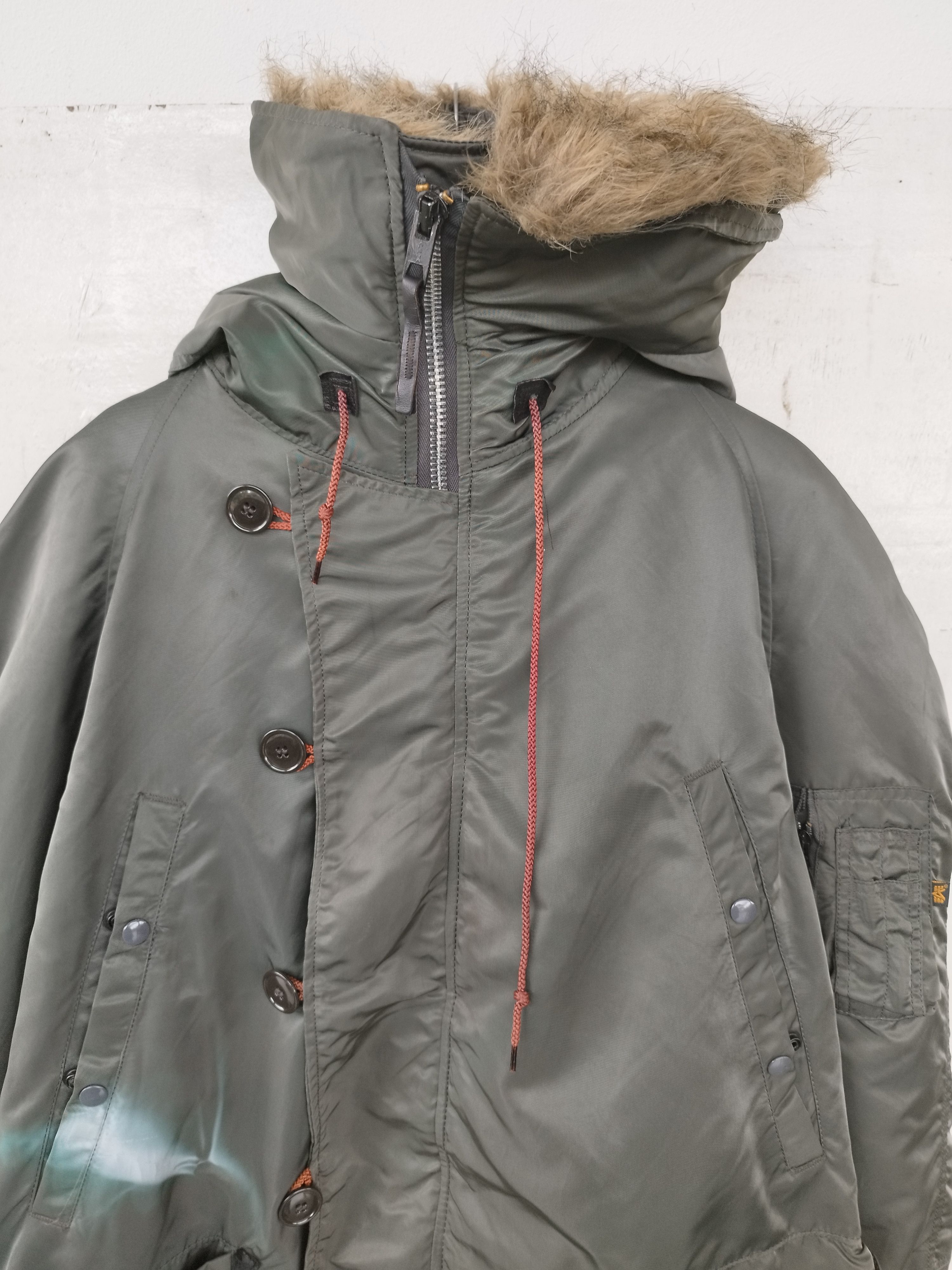 Alpha Industries 🔥 Vintage Alpha industries jacket parkas N3B design Size US XL / EU 56 / 4 - 2 Thumbnail