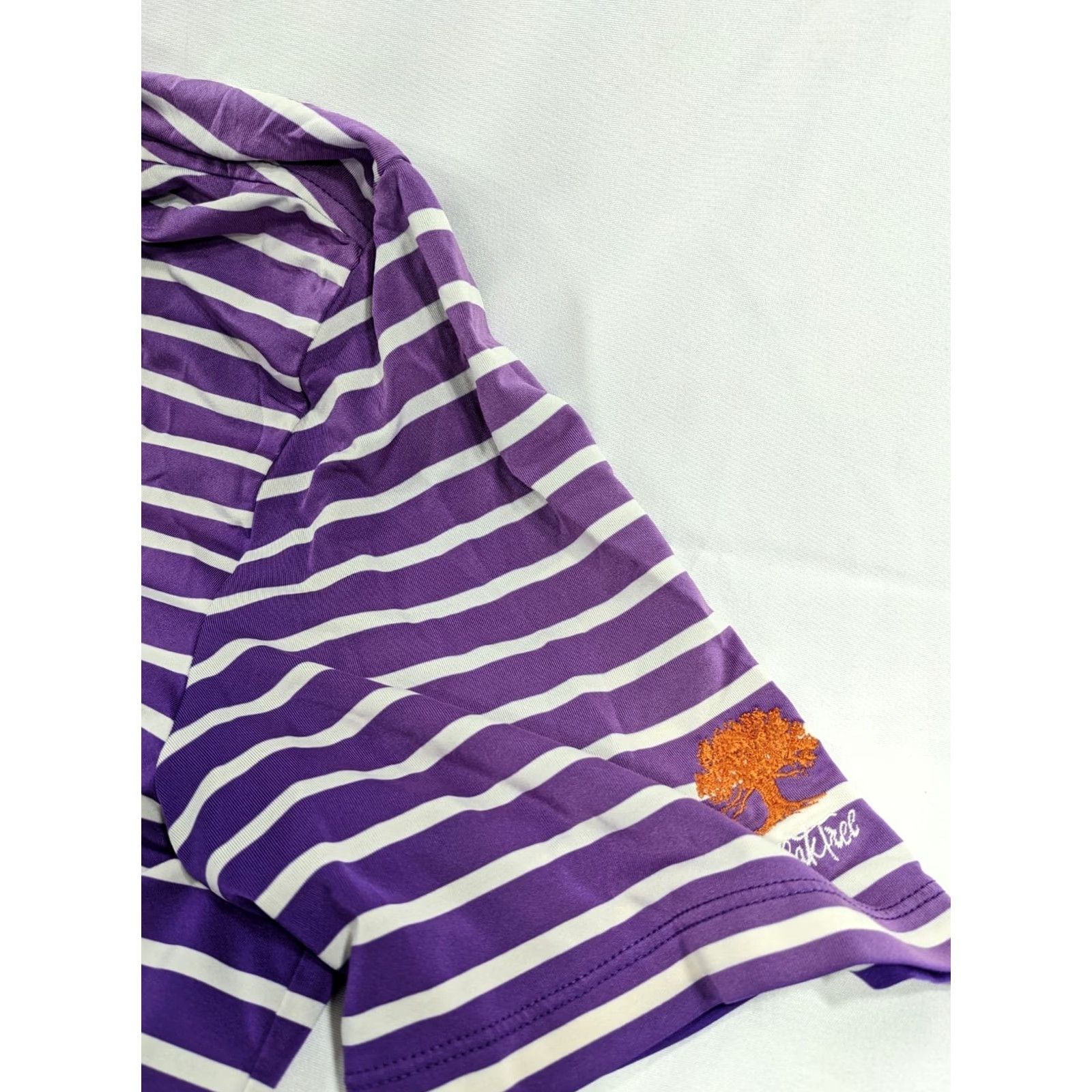 Ralph Lauren RLX Ralph Lauren Golf Polo Shirt Medium Purple Striped Oak Tree Golf Course Mens Polo Size US M / EU 48-50 / 2 - 3 Thumbnail
