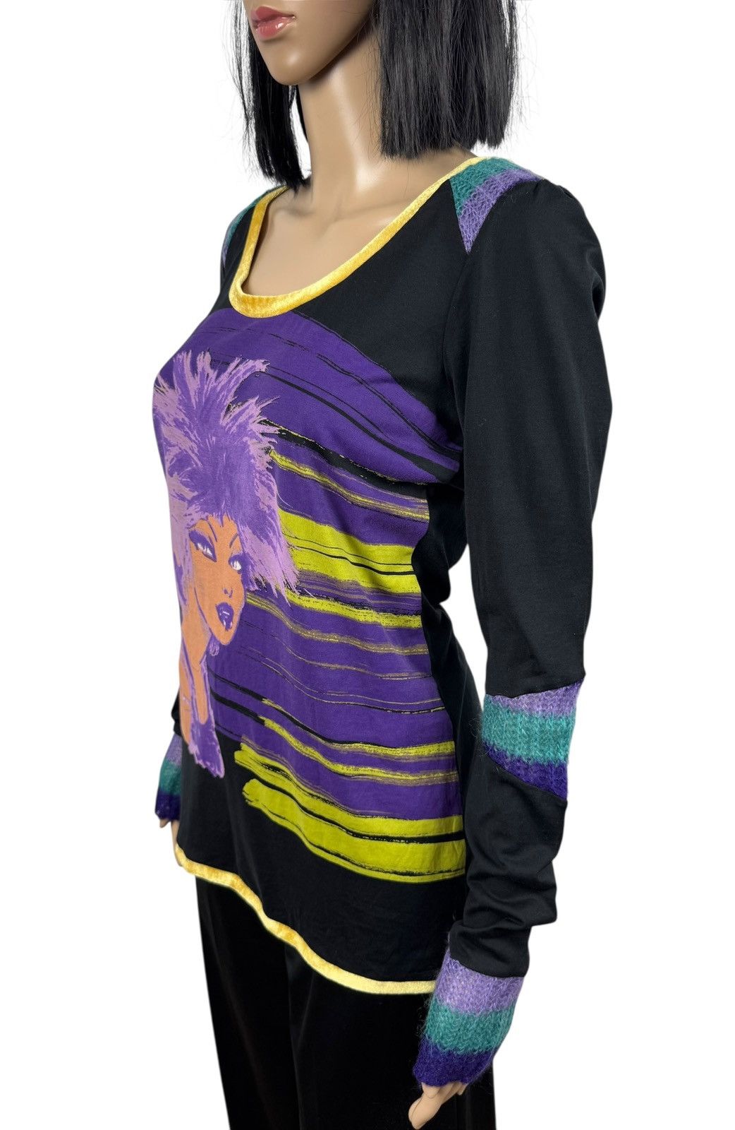 Custo Barcelona Custo Barcelona Printed Cotton Jumper Mohair Details Size M / US 6-8 / IT 42-44 - 5 Thumbnail