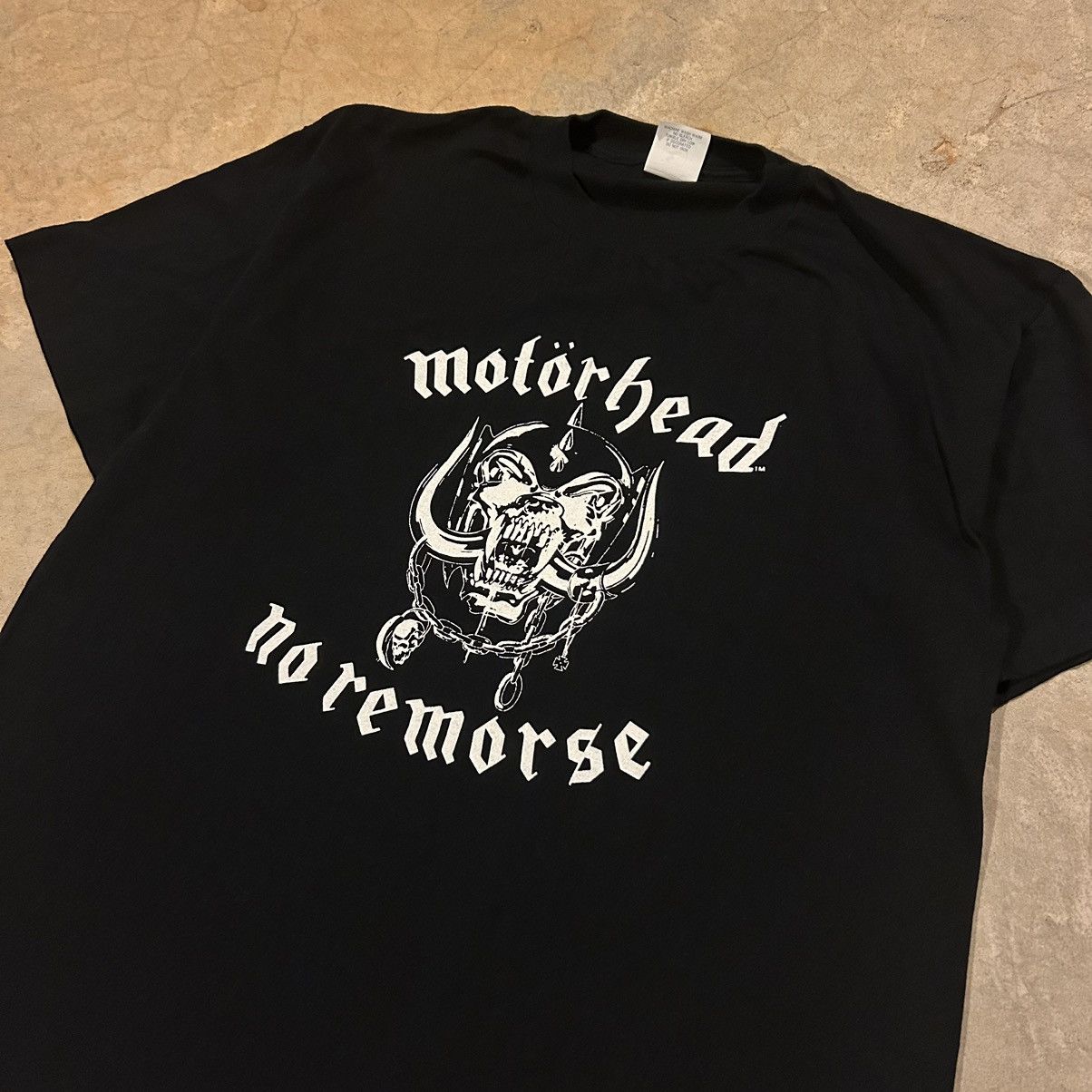Band Tees × Vintage Crazy Vintage 90s Motorhead No Remorse Band Tee Grunge Size US L / EU 52-54 / 3 - 2 Thumbnail