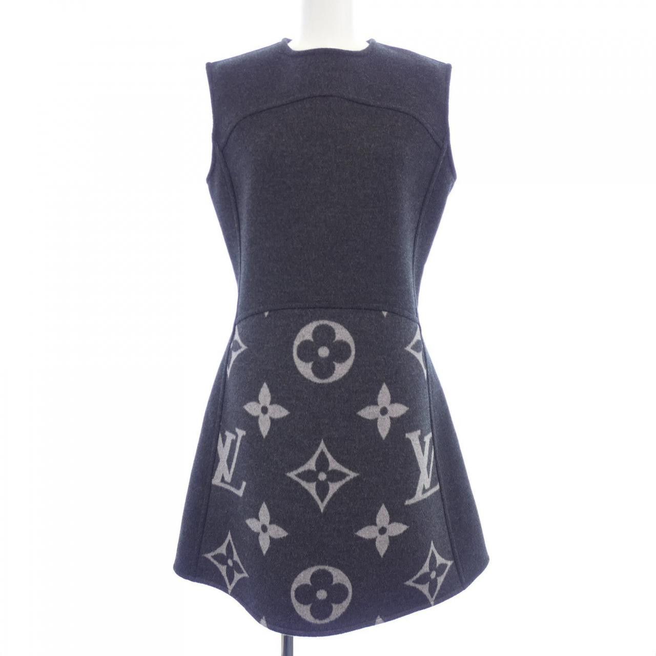 Louis Vuitton Louis Vuitton Louis Vuitton Dress Textile Dresses FJDR04TUV DUTY FREE for USA Size ONE SIZE - 1 Thumbnail