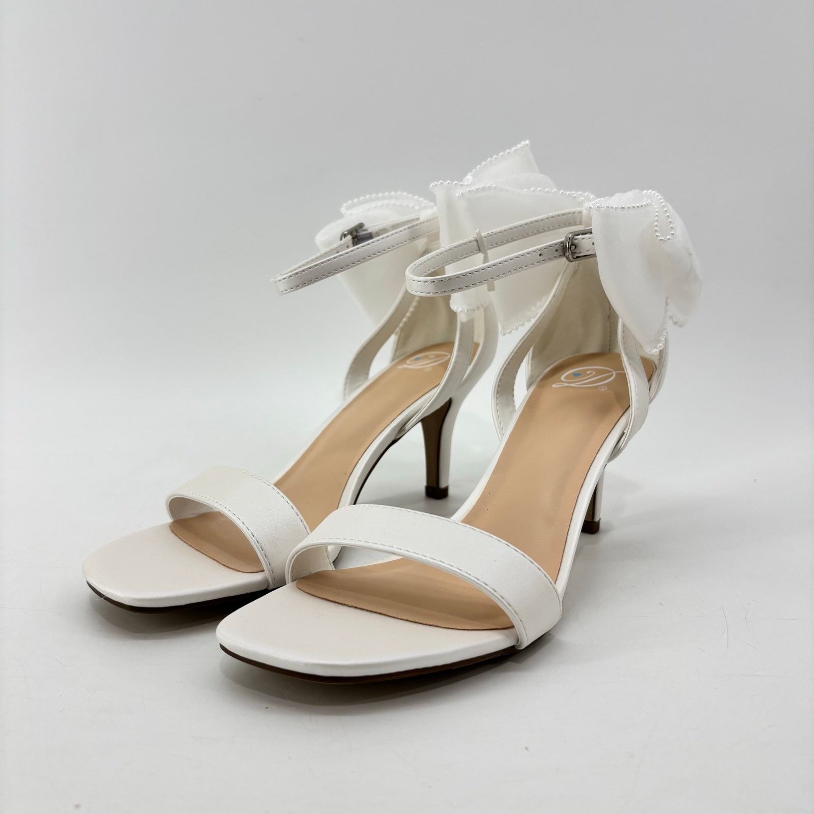 Other White Womens Sz 7 Wandals Heels Wedding Romantic Bride Party Size US 7 / IT 37 - 9 Thumbnail