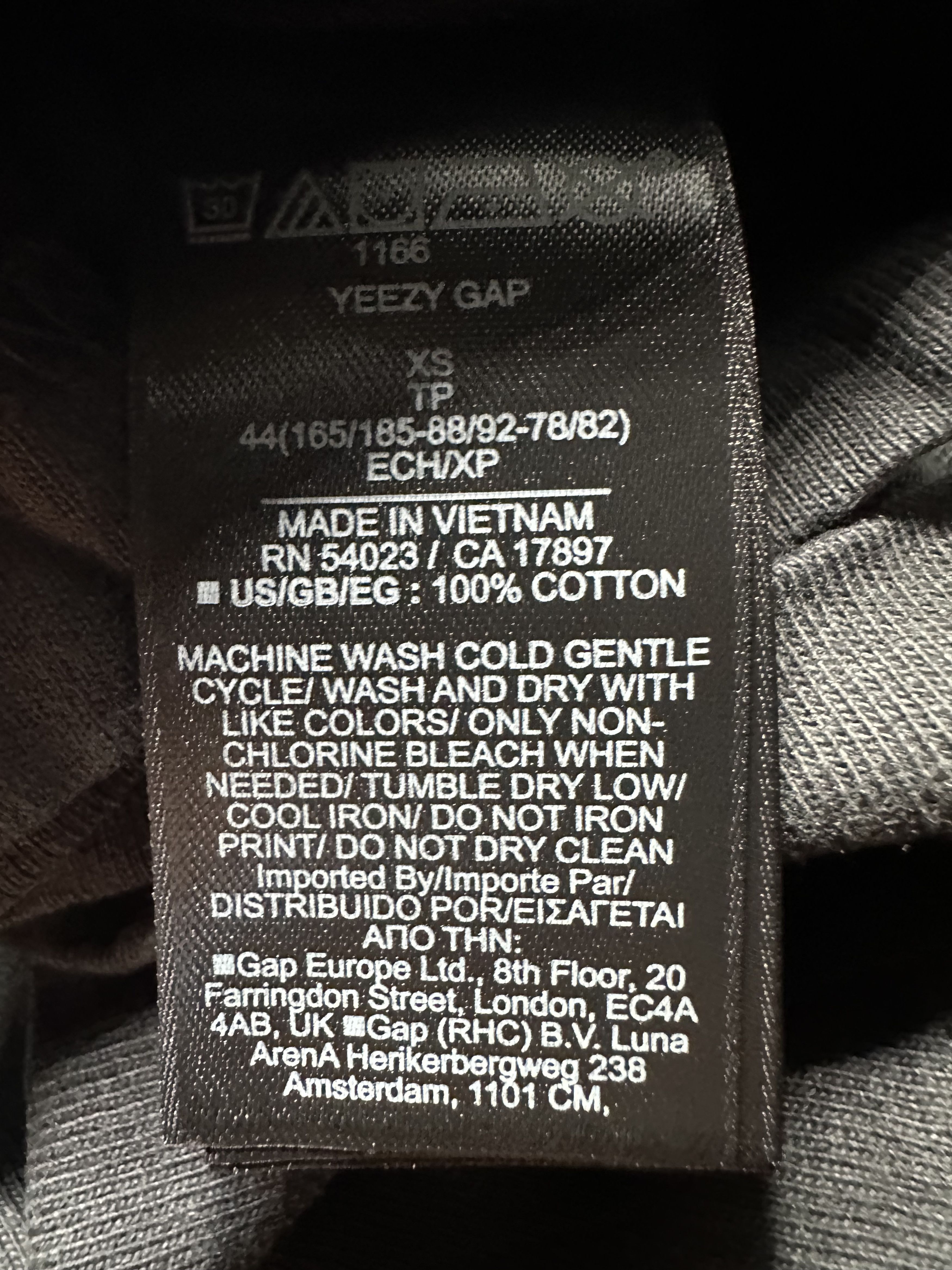 Gap × Kanye West × Yeezy YEEZY GAP H02 REGULAR TEE DKGR8 Size US XS / EU 42 / 0 - 3 Thumbnail