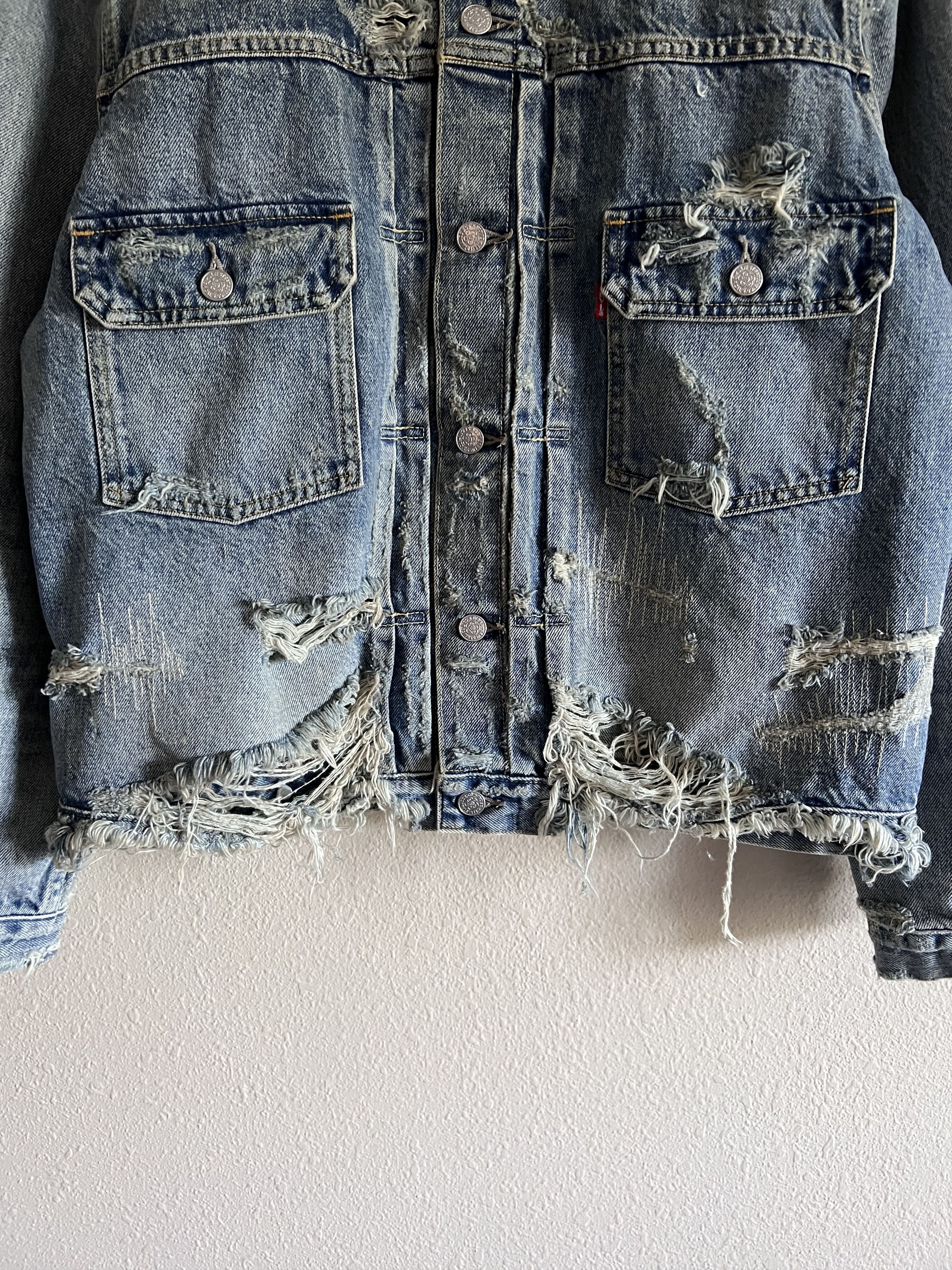 Kenzo × Levi's Levi's KENZO Type II Denim Trucker Jacket Size US L / EU 52-54 / 3 - 3 Thumbnail