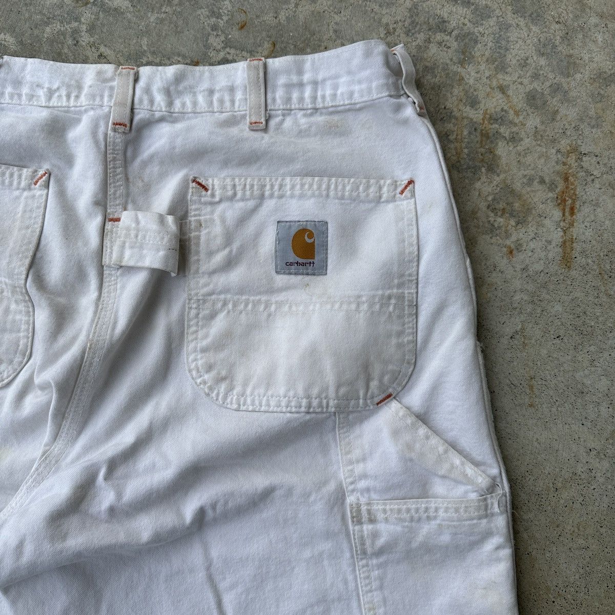 Carhartt Paint Splatter Chopped Carhartt jort carpenter double knee Size US 36 / EU 52 - 8 Thumbnail