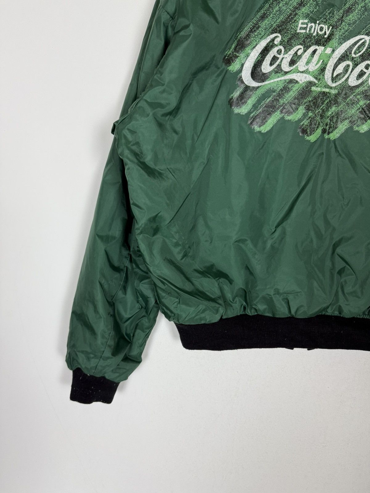 Coca Cola Coca Cola Reversible Satin Bomber Jacket Size US L / EU 52-54 / 3 - 6 Thumbnail