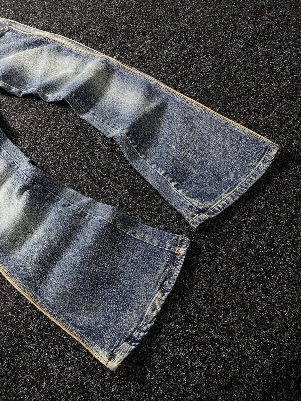 Hysteric Glamour × If Six Was Nine × Le Grande Bleu (L.G.B.) Vintage 90s japan flared mid wash denim y2k style Size 31" - 4 Thumbnail