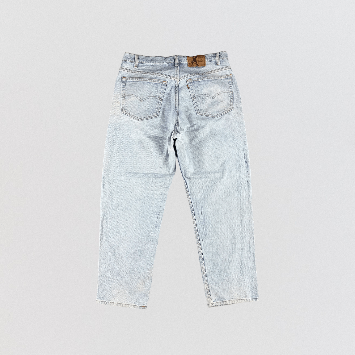 Levi's × Vintage Vintage 90s Light Wash Levis 554 Jeans-JM3165 Size US 37 - 2 Thumbnail