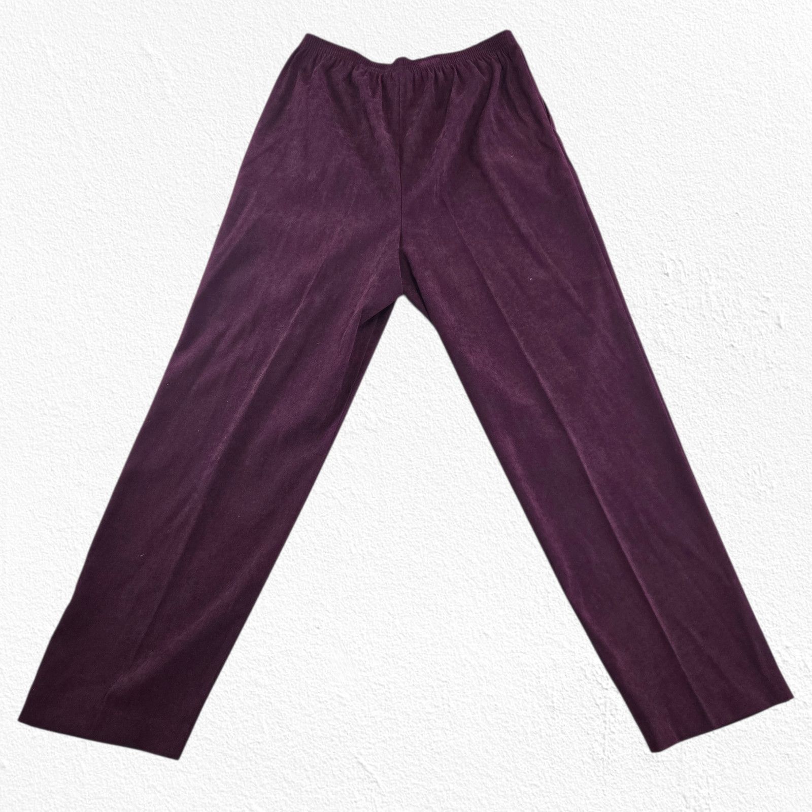 Other Alfred Dunner Deer Valley Pull On Pants Cranberry Size 14 Size 36" / US 14 / IT 50 - 7 Thumbnail