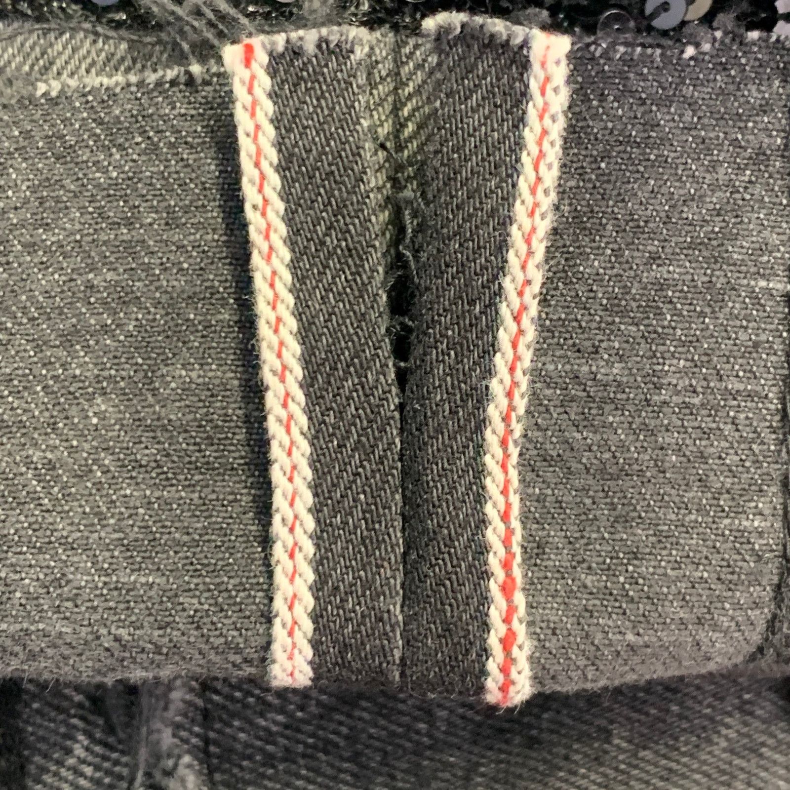 Junya Watanabe M Black Grey Selvedge Denim Patchwork Distressed Jeans Size 32" / US 10 / IT 46 - 6 Thumbnail