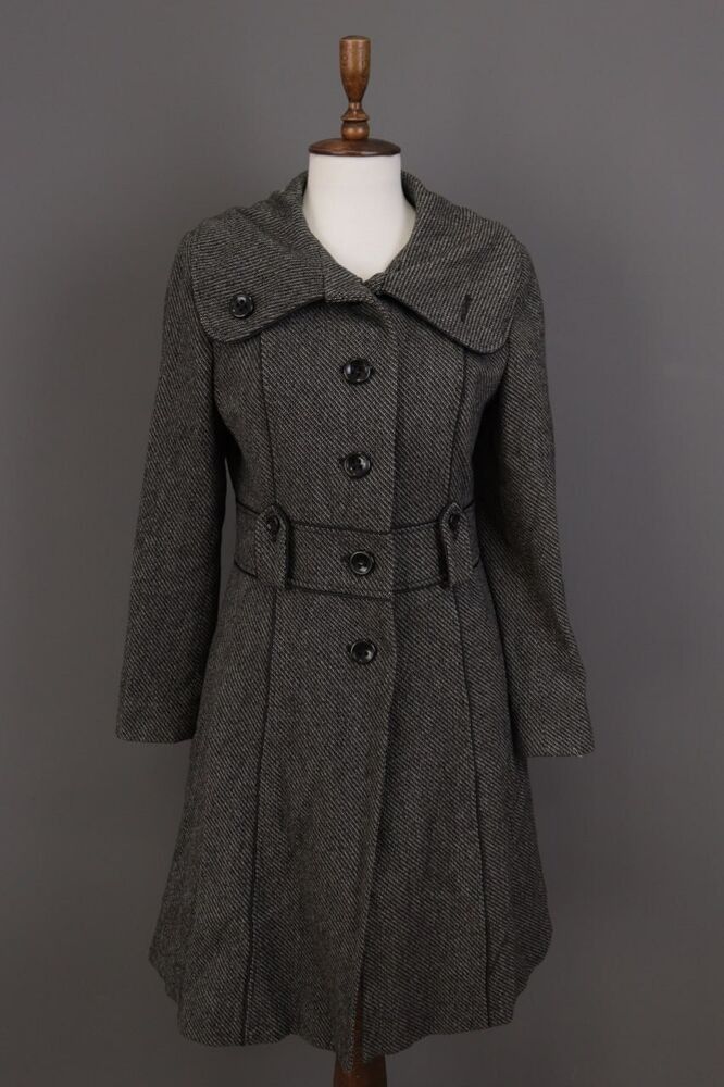 image of Avant Garde Max Mara Coat Jacket in Grey, Women's (Size Medium)