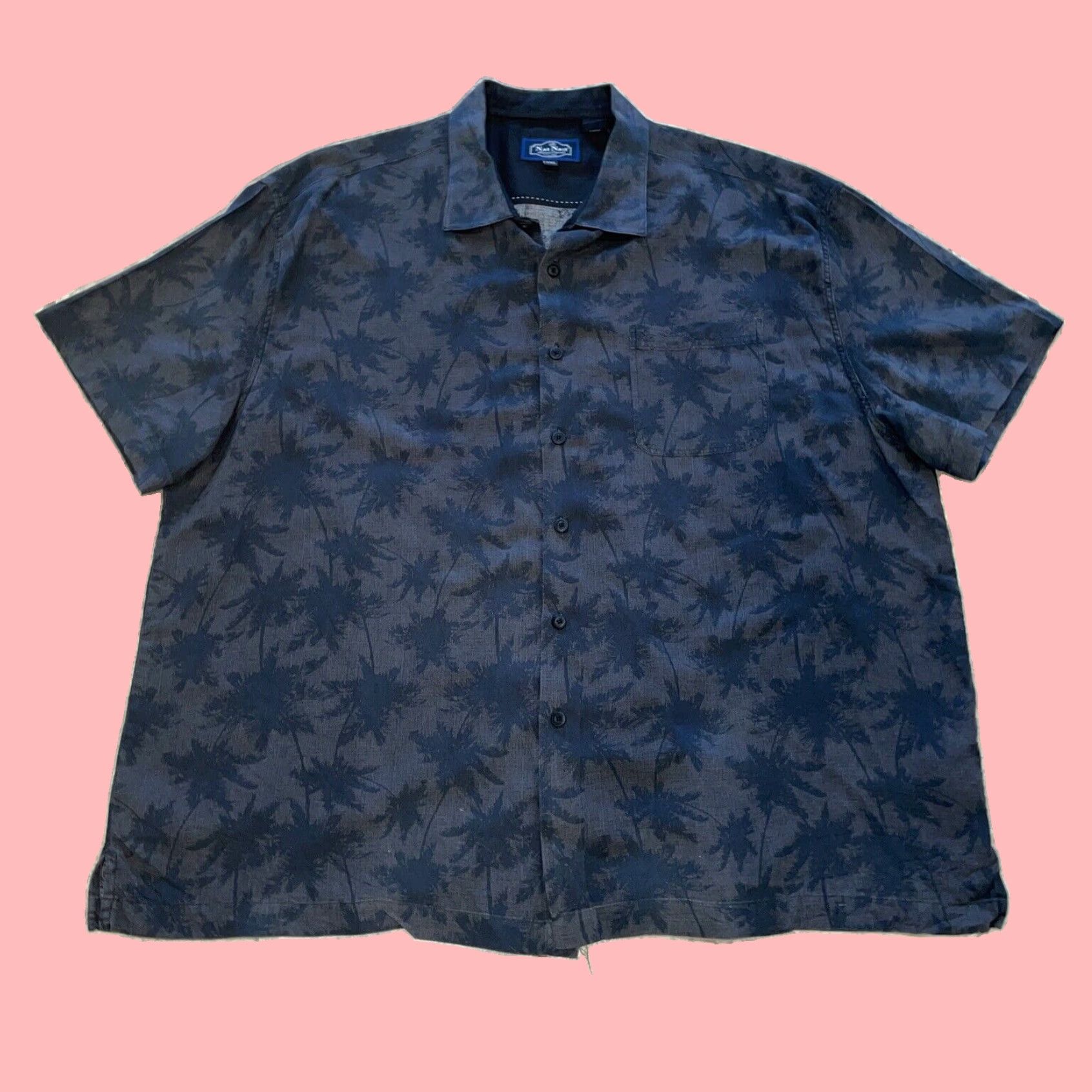 Nat Nast Hawaiian Print Silk Blend Shirt for Men in Luxury Originals Style Size XXL by Nat Nast Size US XXL / EU 58 / 5 - 1 Thumbnail