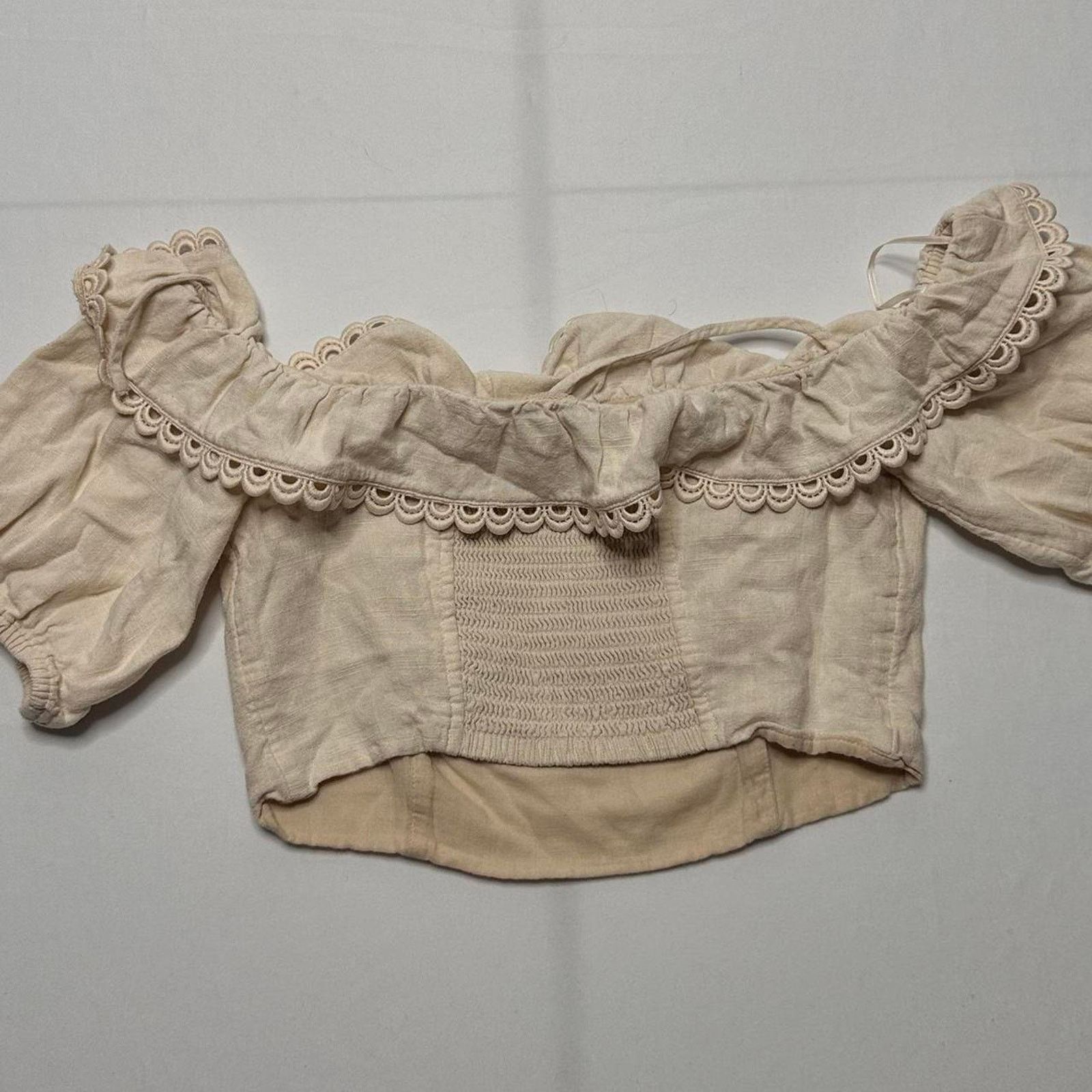 Express Express Vintage Size S Boho Cropped Top Perfect For Summer Size S / US 4 / IT 40 - 3 Thumbnail