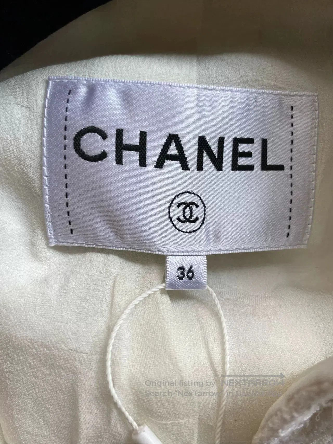 Chanel Chanel 21C White Bow Diamond Coat. Size US S / EU 44-46 / 1 - 4 Thumbnail