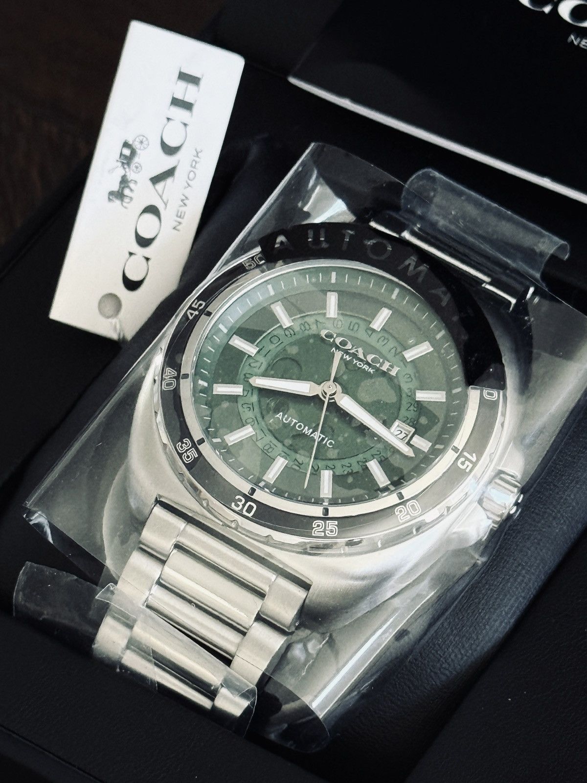 Coach Coach Watch Charter Automatic 44mm 14602713 Men Silver Size ONE SIZE - 5 Thumbnail