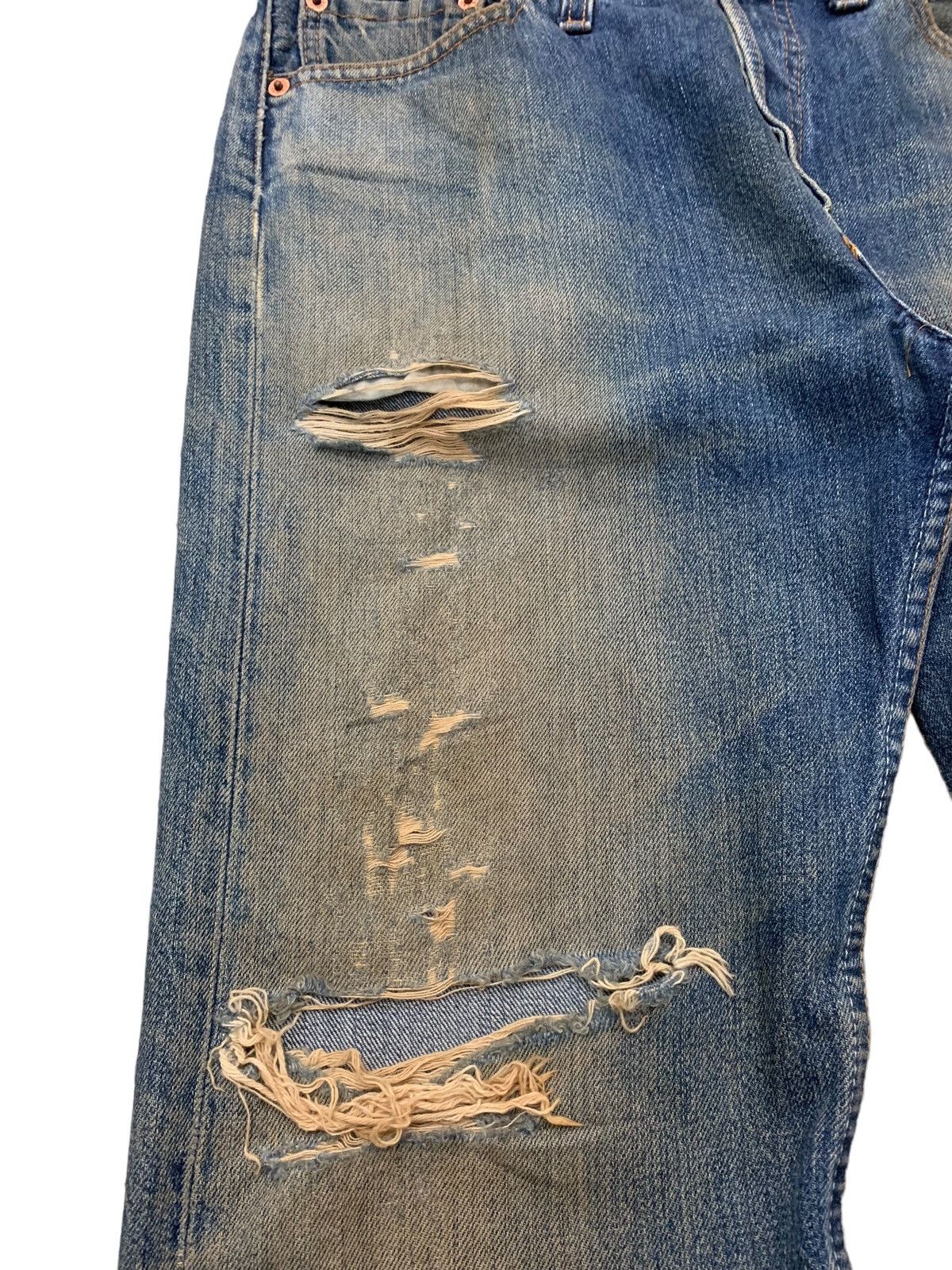 Levi's Vintage Levis UK Made Mud Wash Distressed Denim Pant (AC11) Size US 29 - 8 Thumbnail