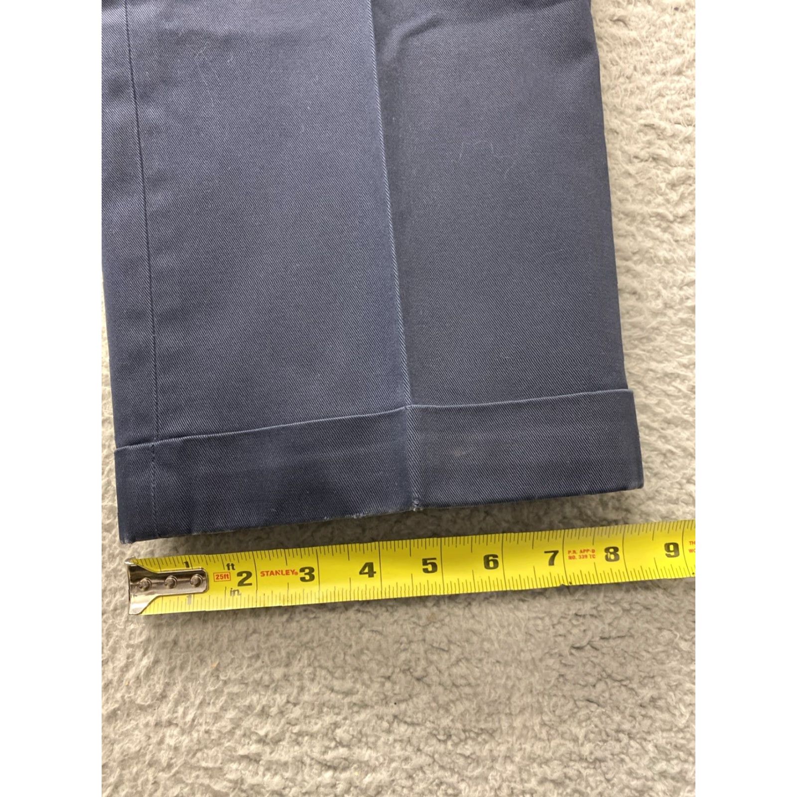 Brooks Brothers VINTAGE Brooks Brothers Mens Cotton Chino Pants Dark Indigo Blue Size 33W x 32 Mens Size US 33 - 6 Thumbnail