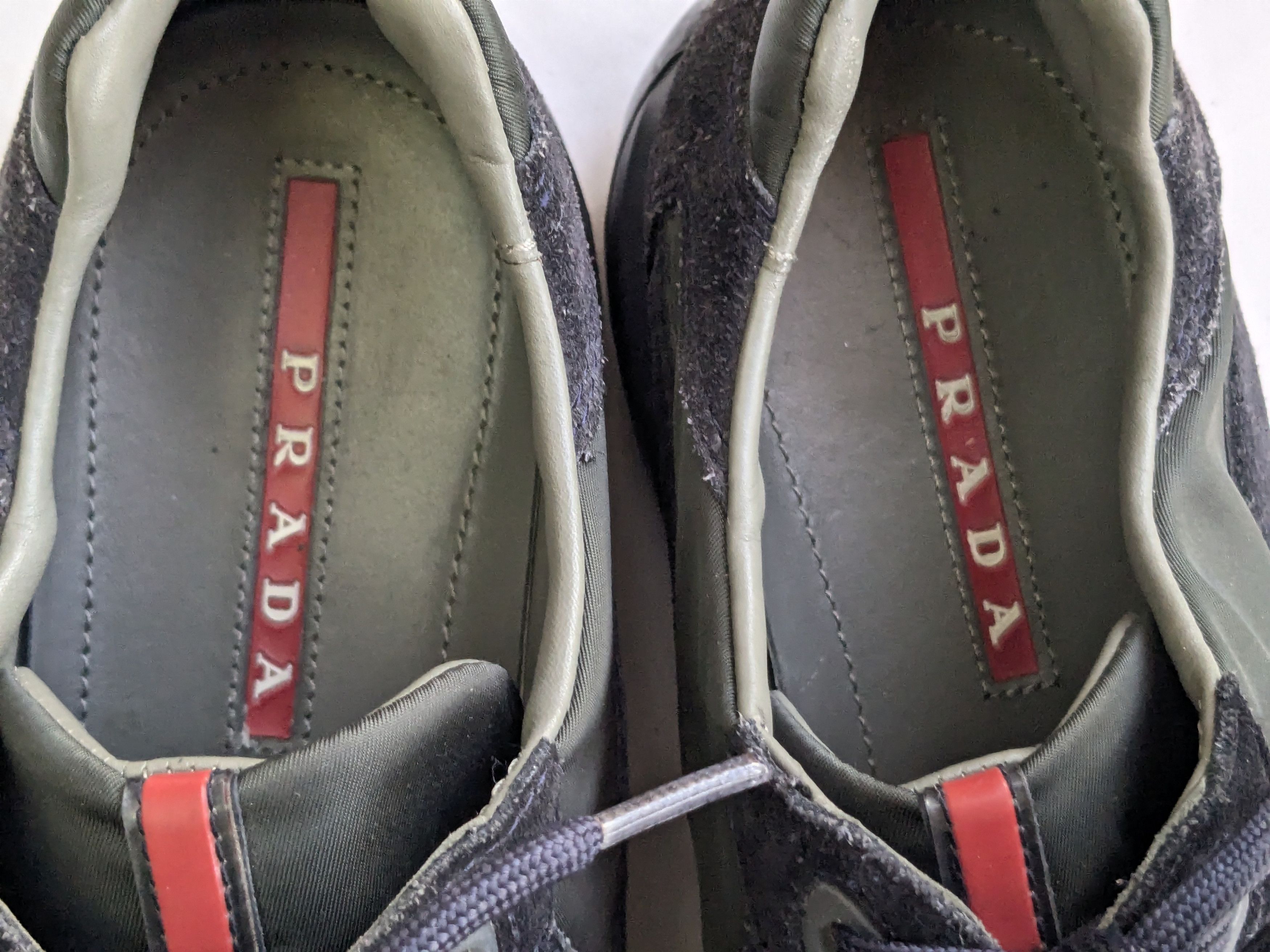 Prada Prada America's Cup Sneakers Navy Blue 9.5 Low suede Size US 9.5 / EU 42-43 - 6 Thumbnail