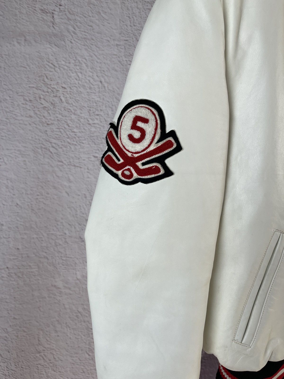 Apollo Apollo leather vintage 90s varsity jacket panthers hockey Size US L / EU 52-54 / 3 - 9 Thumbnail