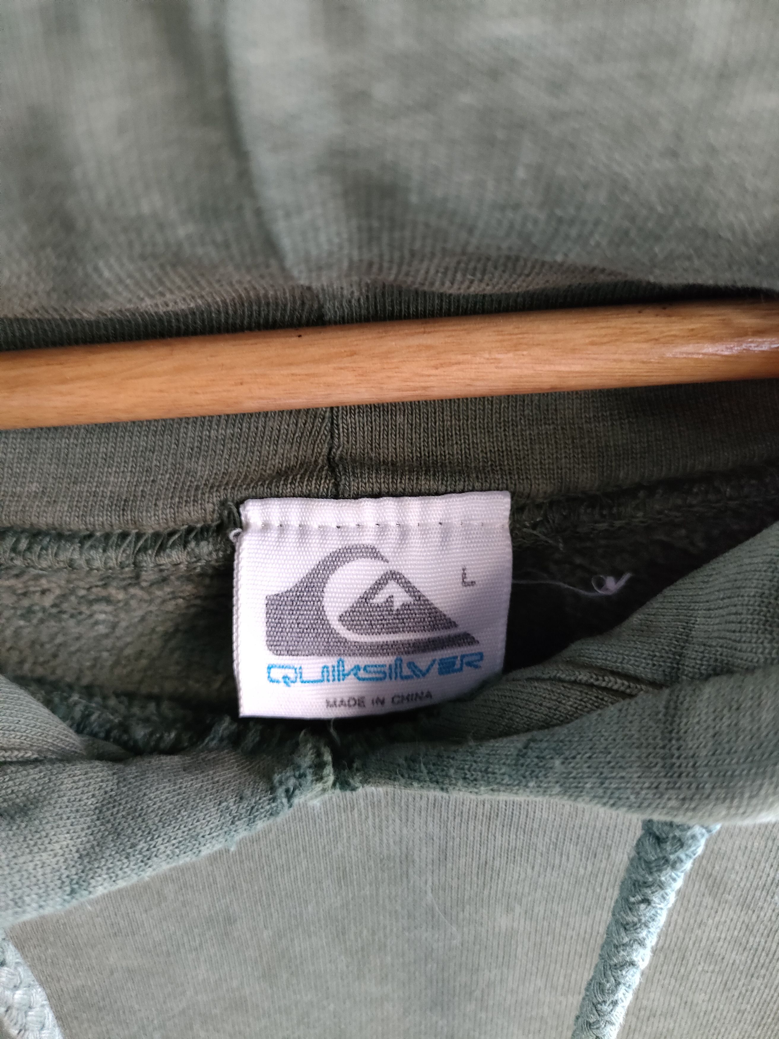 Quiksilver × Vintage Vintage Distressed Quicksilver Hoodie Size US L / EU 52-54 / 3 - 10 Thumbnail