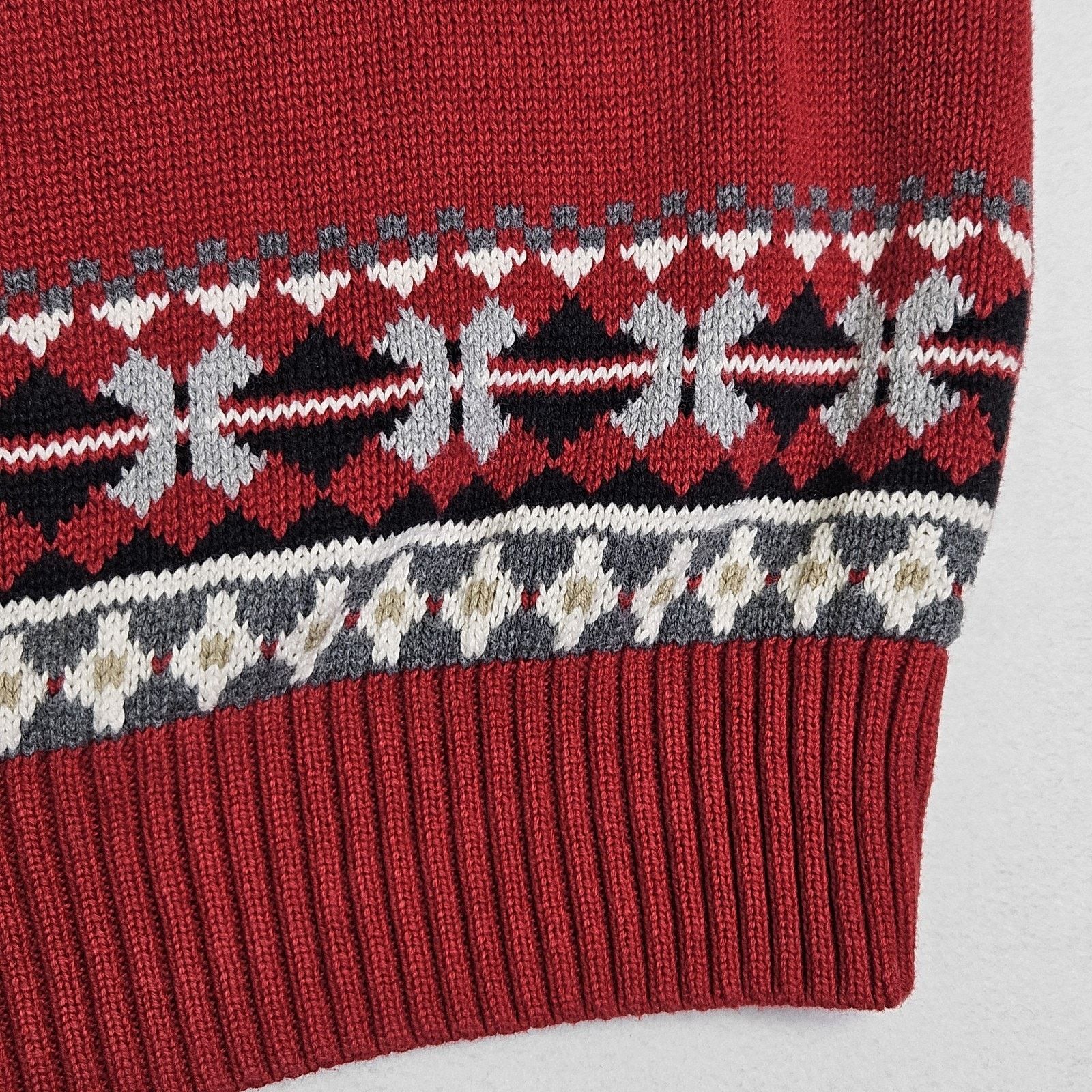 Dockers Y2K Dockers Men XL Nordic Fair Isle Sweater Size US XL / EU 56 / 4 - 5 Thumbnail