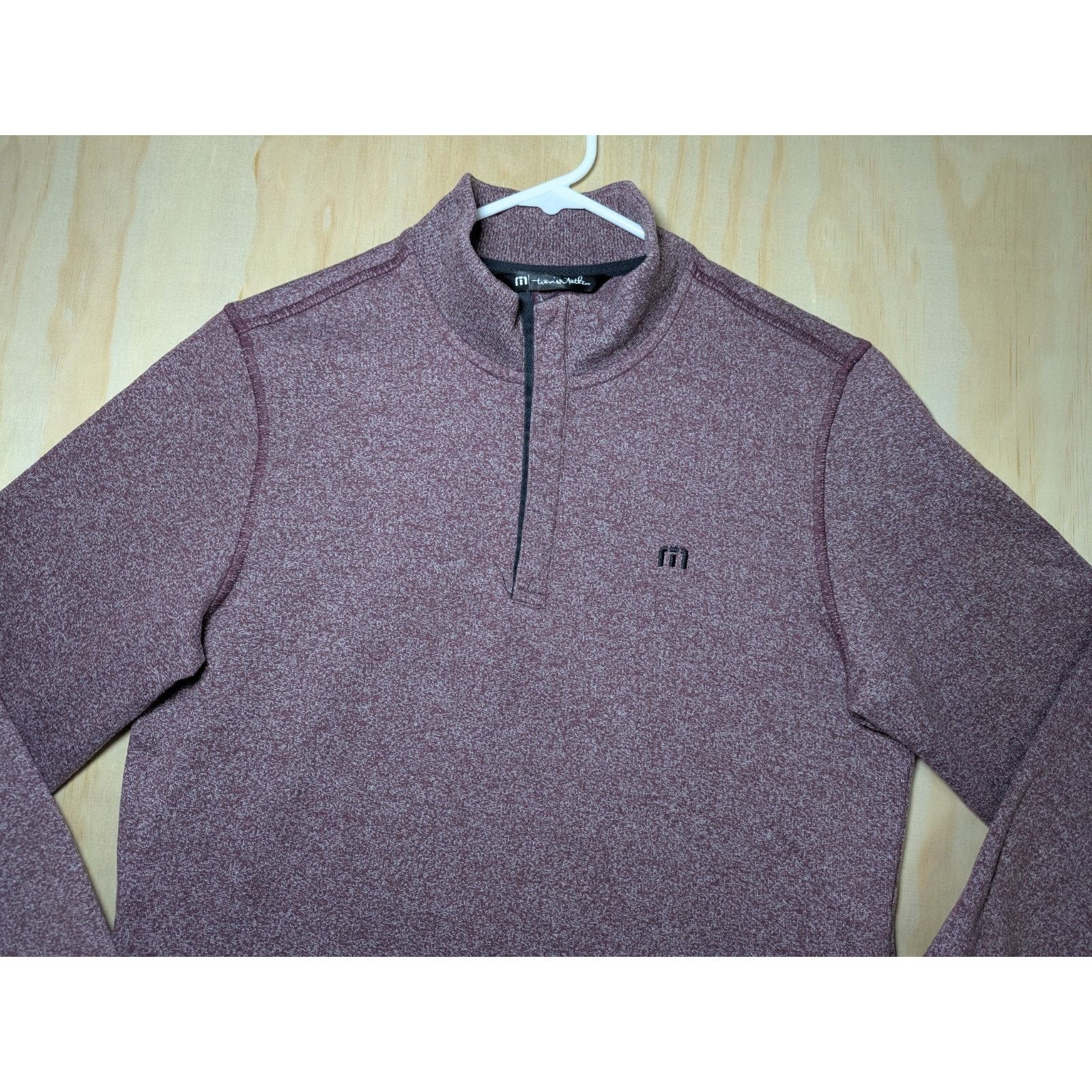 TravisMathew Travis Mathew Men's Small Quarter Zip Pullover Sweater Size US S / EU 44-46 / 1 - 3 Thumbnail