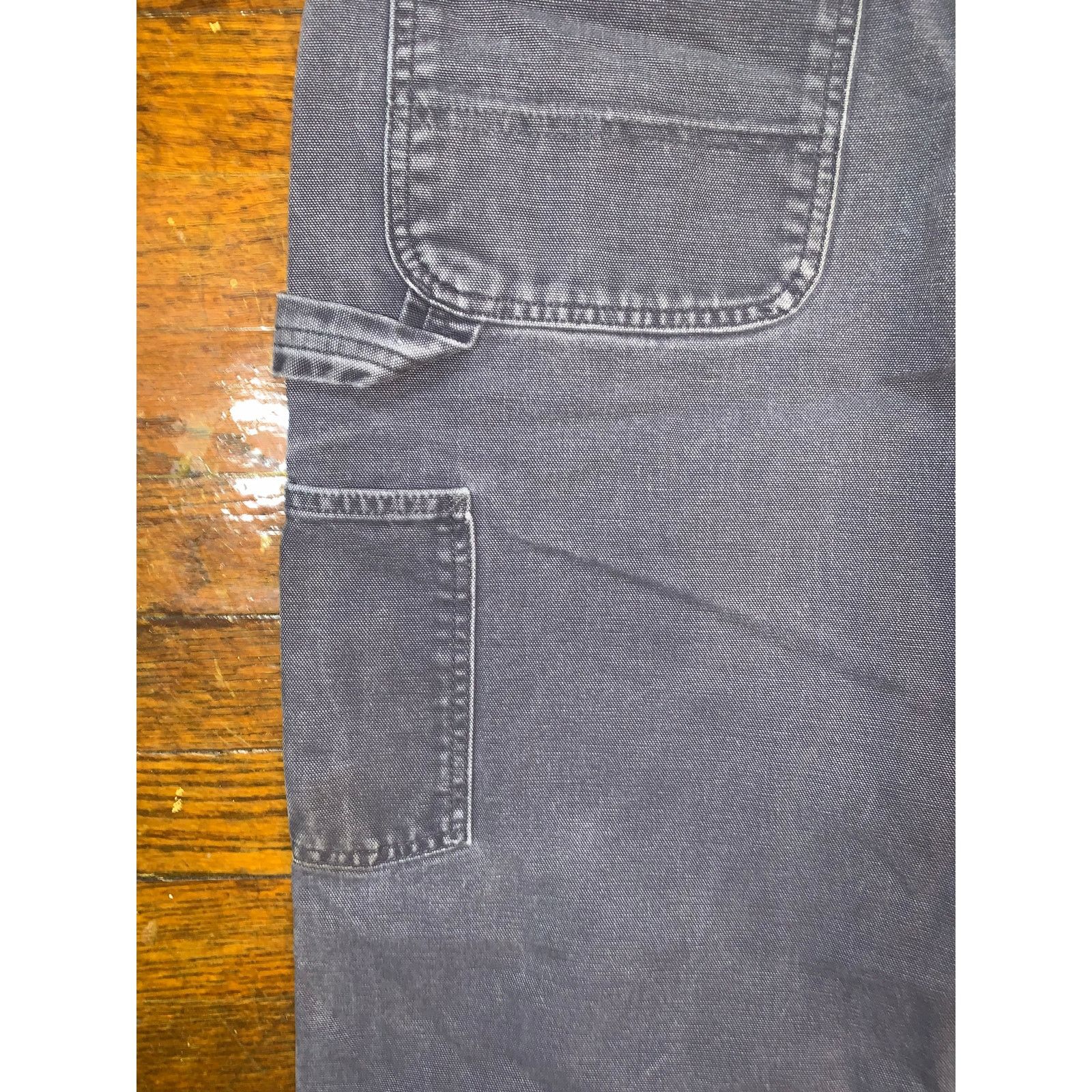 Carhartt Carhartt B11 Work Pants 36x32 Dark Grey Washed Duck Mexico Size US 36 / EU 52 - 11 Thumbnail