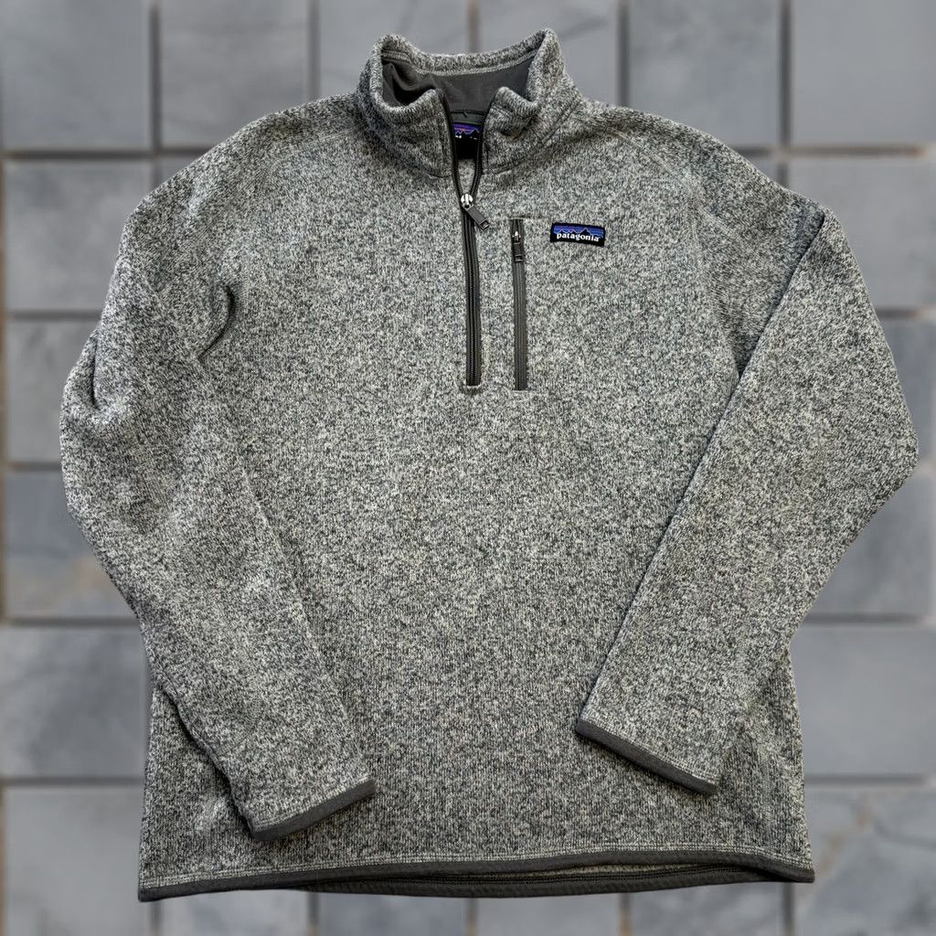 Patagonia Patagonia Sweater Mens M Gray Better Stonewash Zip Fleece Pullover Size US M / EU 48-50 / 2 - 1 Thumbnail