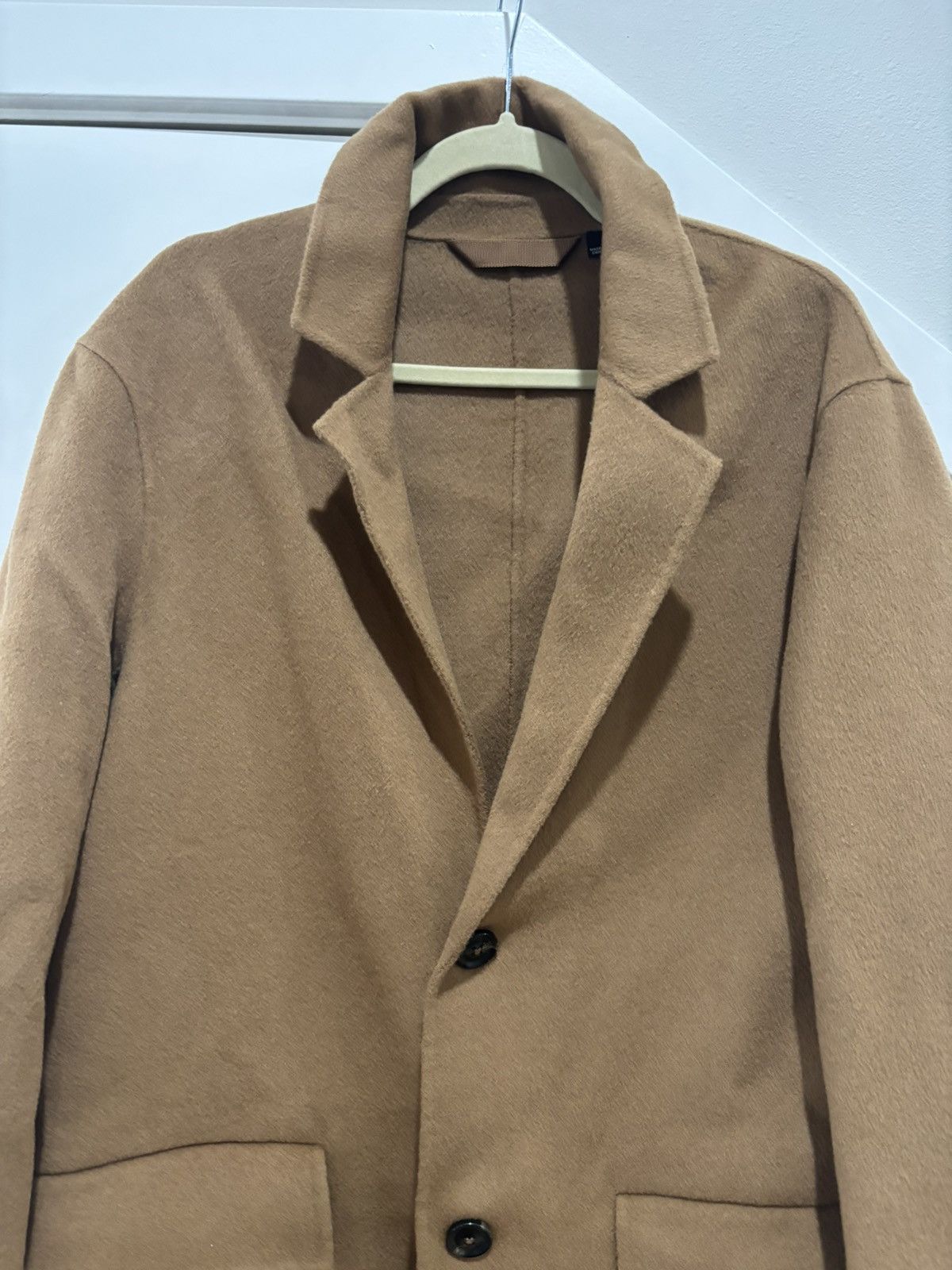 J.Lindeberg J.Lindeberg Diego Wool Coat Mens Camel Brown Overcoat Sz 48 Size US M / EU 48-50 / 2 - 5 Thumbnail
