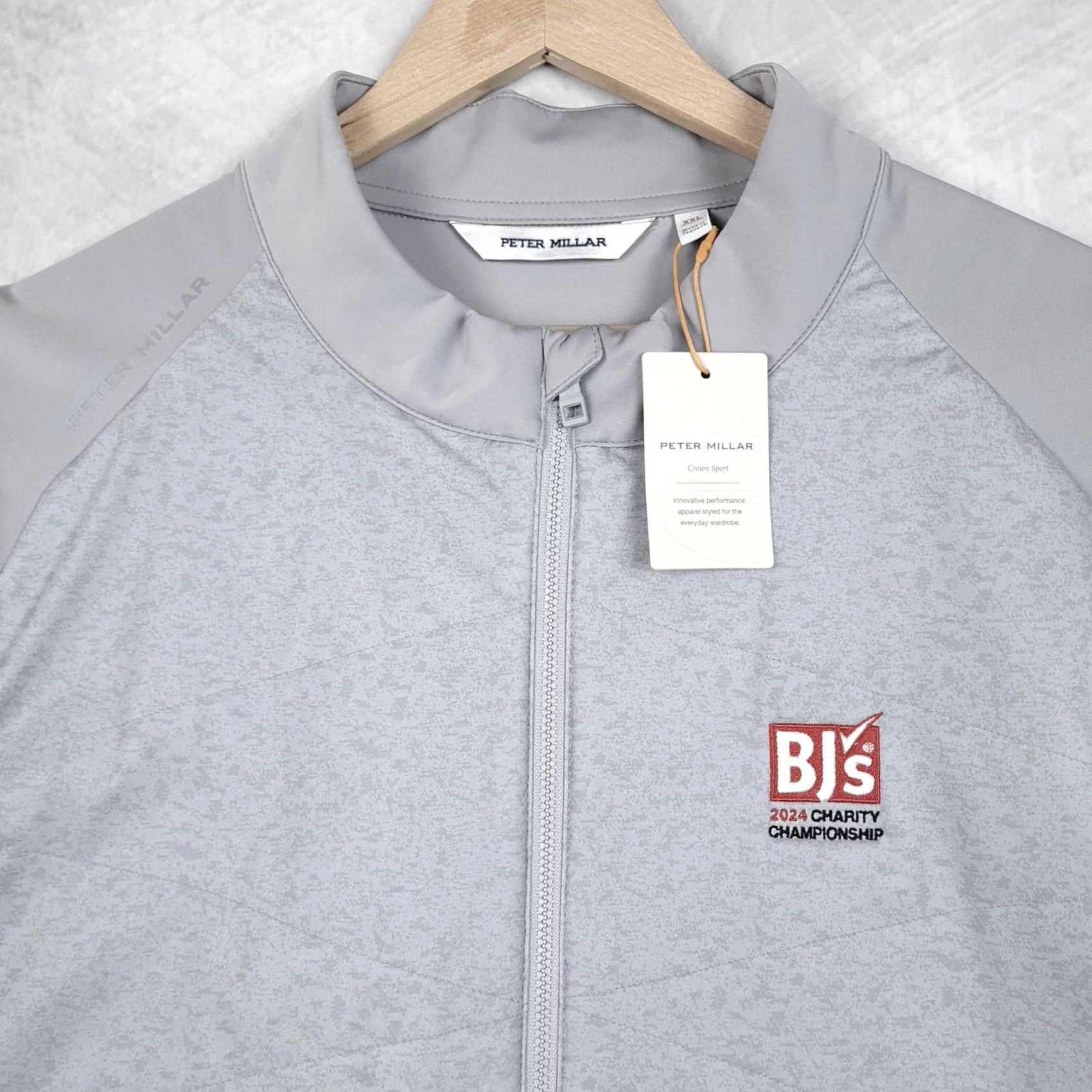 Peter Millar VINTAGE Peter Millar Fuse Vest Mens 2XL Gray Quilted BJ's Performance Golf Size US XXL / EU 58 / 5 - 2 Thumbnail