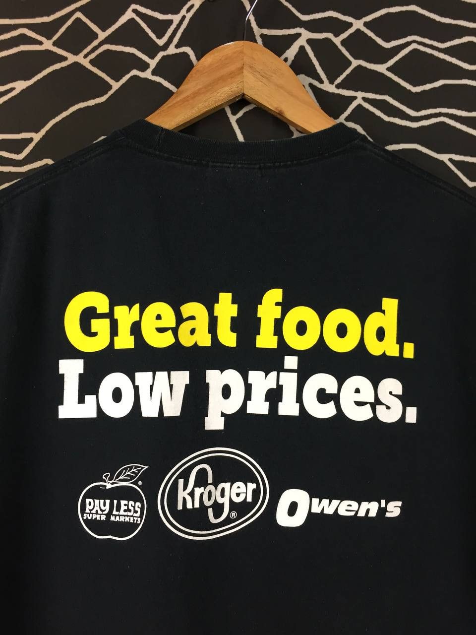 Vintage Vtg Great Food Low Prices Kroger Grocery Store Promo Tee Size US XL / EU 56 / 4 - 3 Thumbnail