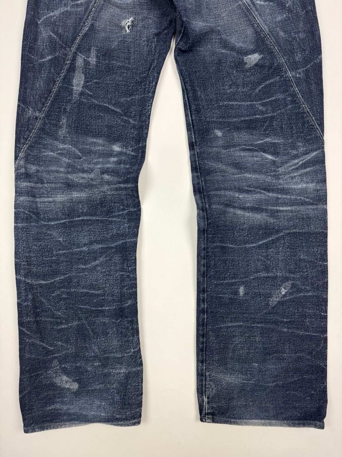 Versace Jeans Couture Distressed Versace Jeans Couture Washed Denim Jeans Size US 33 - 15 Thumbnail