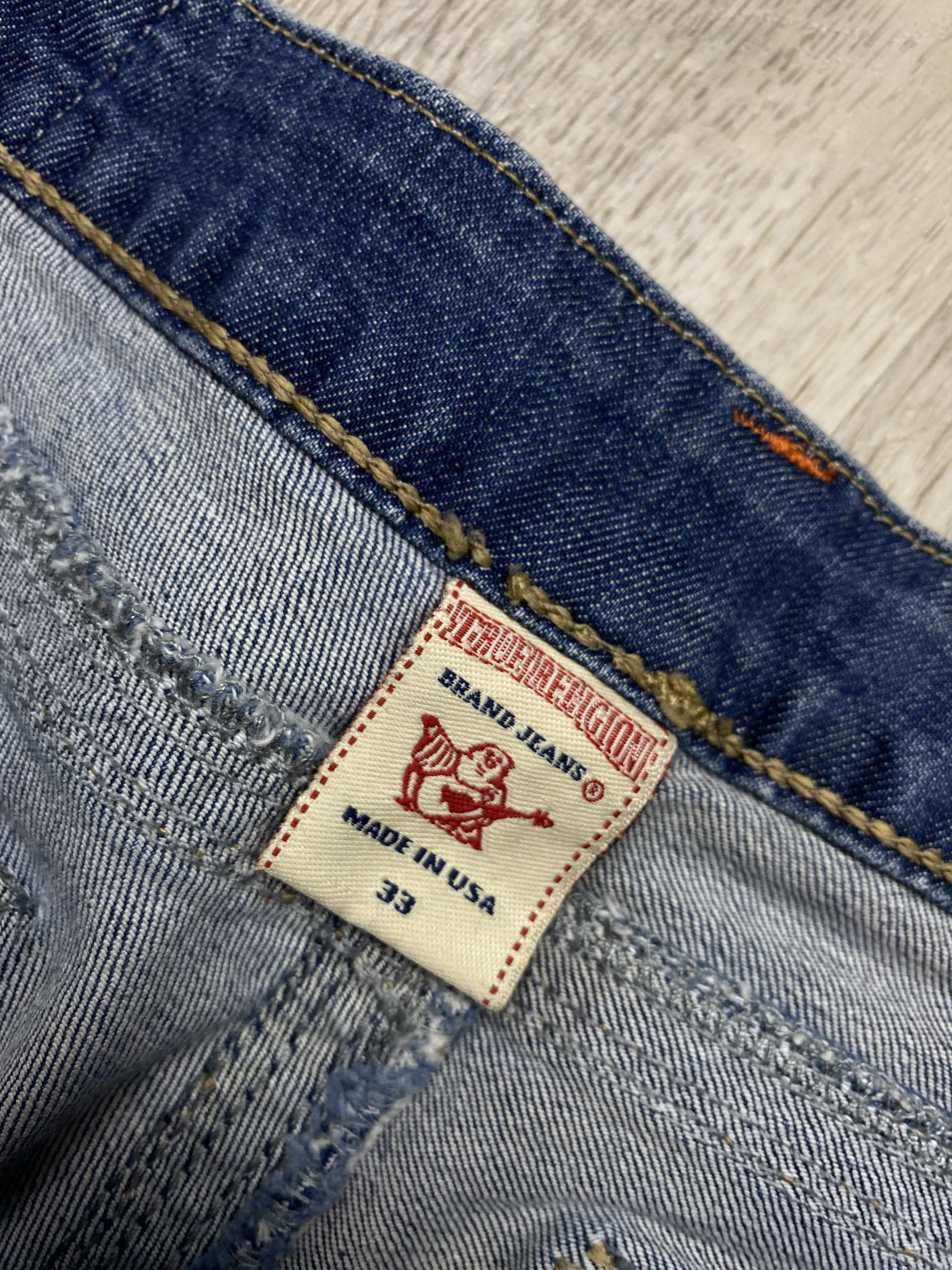 True Religion True Religion Vintage Womens Denim Pants Jeans Size 33" - 5 Thumbnail