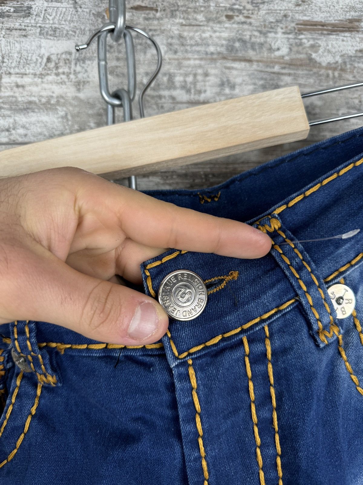 Japanese Brand × True Religion × Vintage Mens Vintage True Religion Jeans Japanese style denim pants Size US 31 - 8 Thumbnail