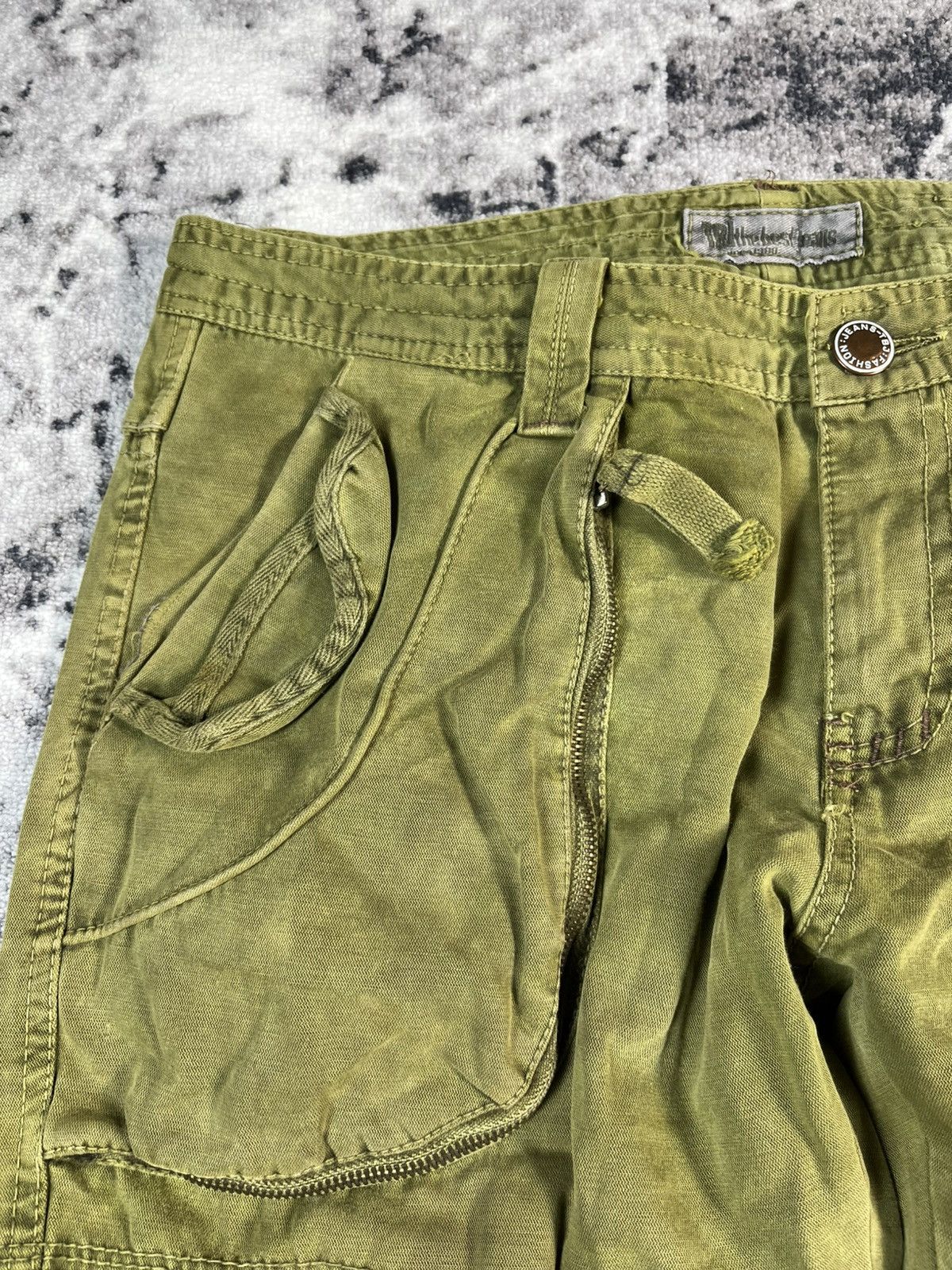 Other Olive Multi Pocket Cargo Pants Size 36 Fit 34 Size US 34 / EU 50 - 7 Thumbnail
