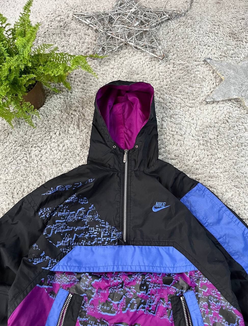 Nike × Vintage 80s Nike Vintage Light Jacket Anorak Streetwear Swoosh Rare Size US M / EU 48-50 / 2 - 4 Thumbnail
