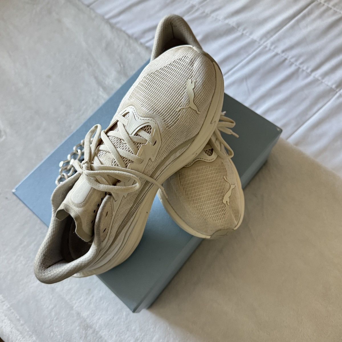 Puma Puma White Sneakers w/ Prada Box Size US 10 / EU 43 - 6 Thumbnail