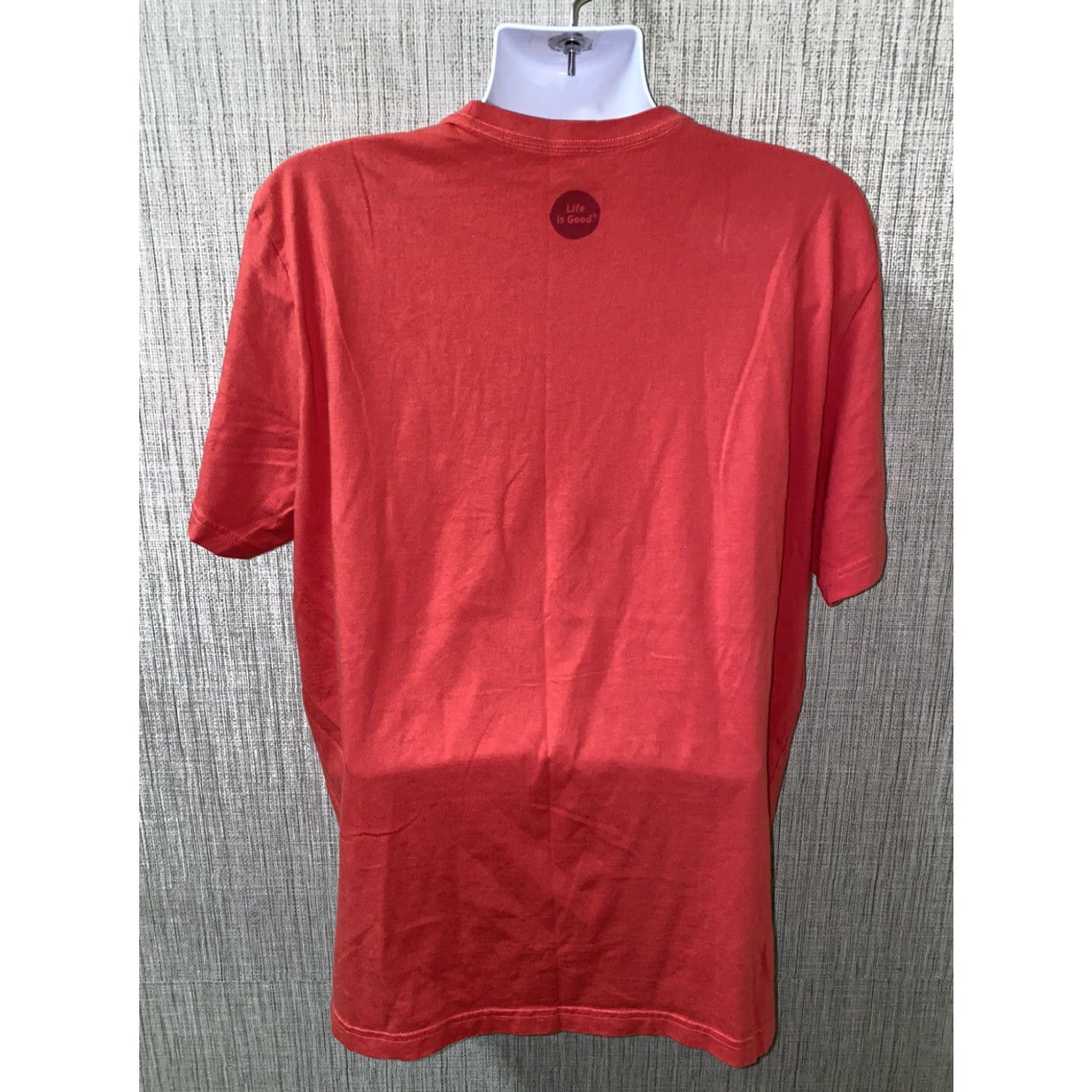 Life is Good Life is Good Mens Red Short Sleeve Crusher Tee XL T-Shirt Regular Shirt Men Size XL Size US 36 / EU 52 - 3 Thumbnail