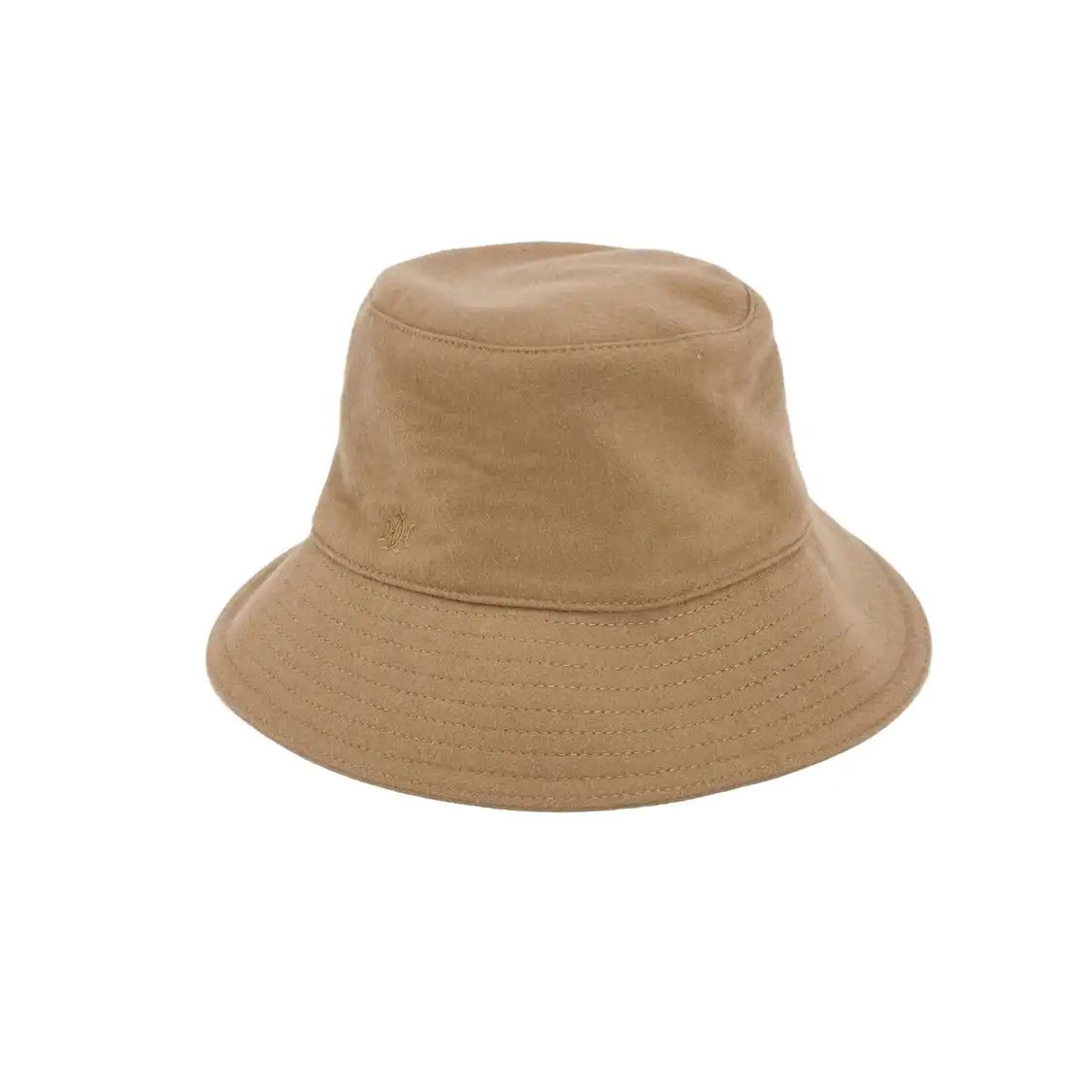 Hermes Bucket Hat Light Brownmountain Cashmerelogo Hat, Women's