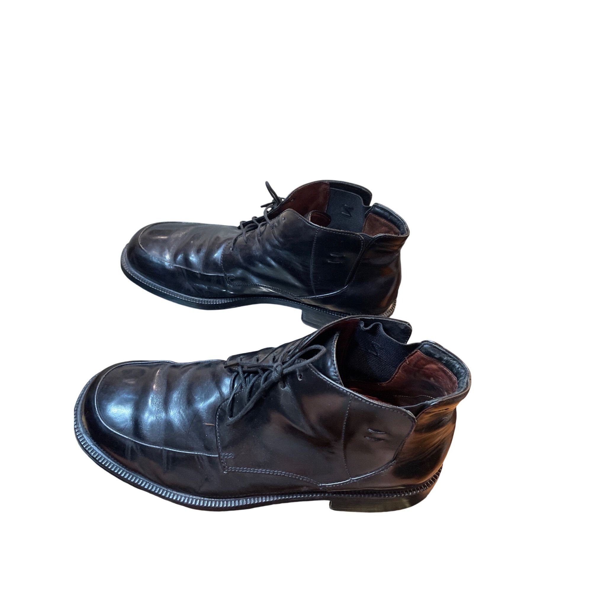 Cole Haan Men\'s Dark Brown Leather Chukka Chelsea Boots Cole Haan City mens black brown leather ankle chukka boots s main image 2