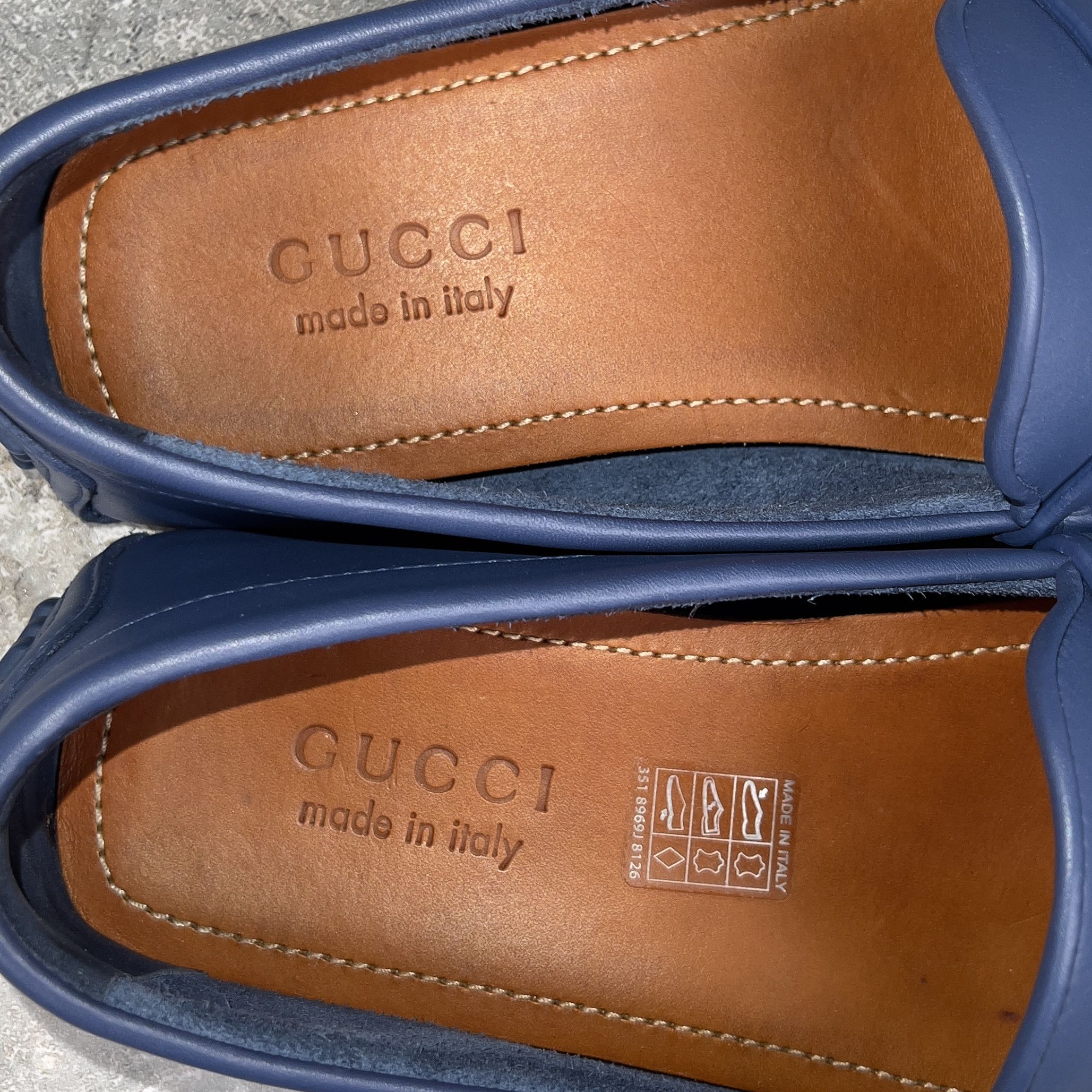 Gucci GG Logo Driving Moccasin Leather Size US 9.5 / EU 42-43 - 12 Thumbnail