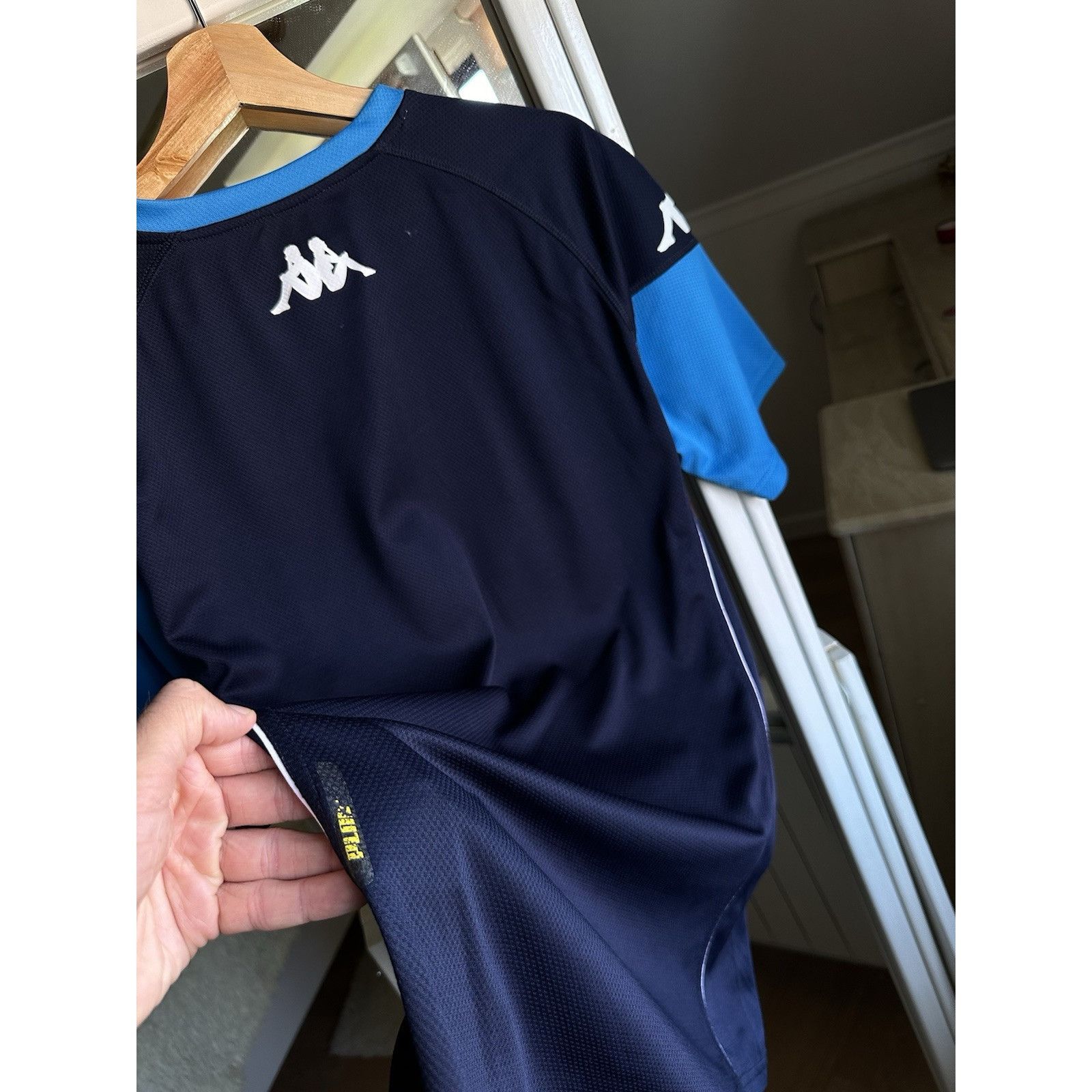 Kappa Leeds United 2016 2017 Third Football Shirt Soccer Jersey Ka Size US XL / EU 56 / 4 - 9 Thumbnail