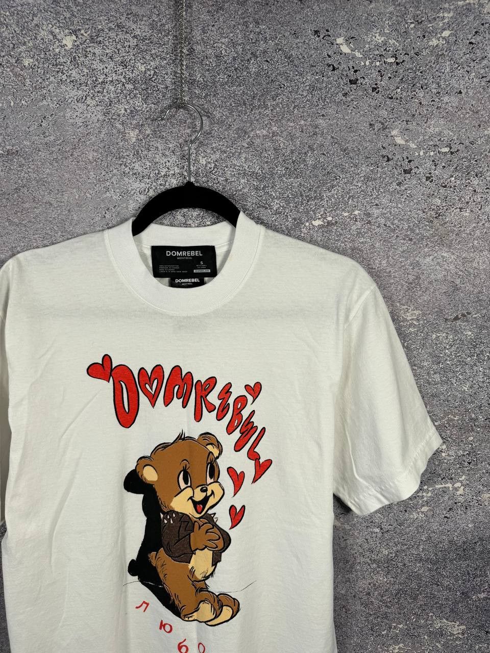 DOMREBEL Dom Rebel Montreal Graphic Print LOVE White T-Shirt Small Size US S / EU 44-46 / 1 - 2 Thumbnail