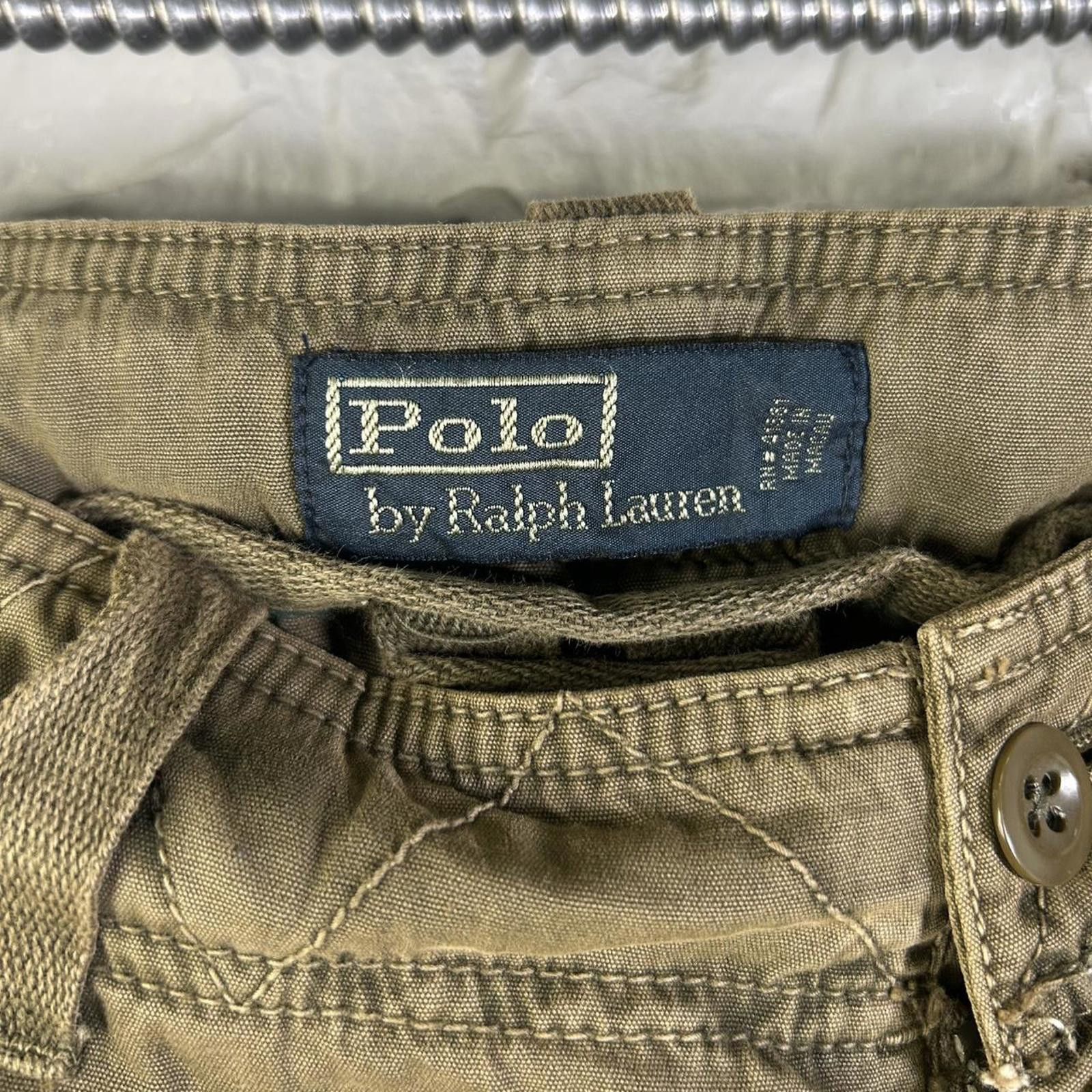 Polo Ralph Lauren VTG Polo Ralph Lauren Khaki Cargo Trousers Size 34 Size US 34 / EU 50 - 3 Thumbnail
