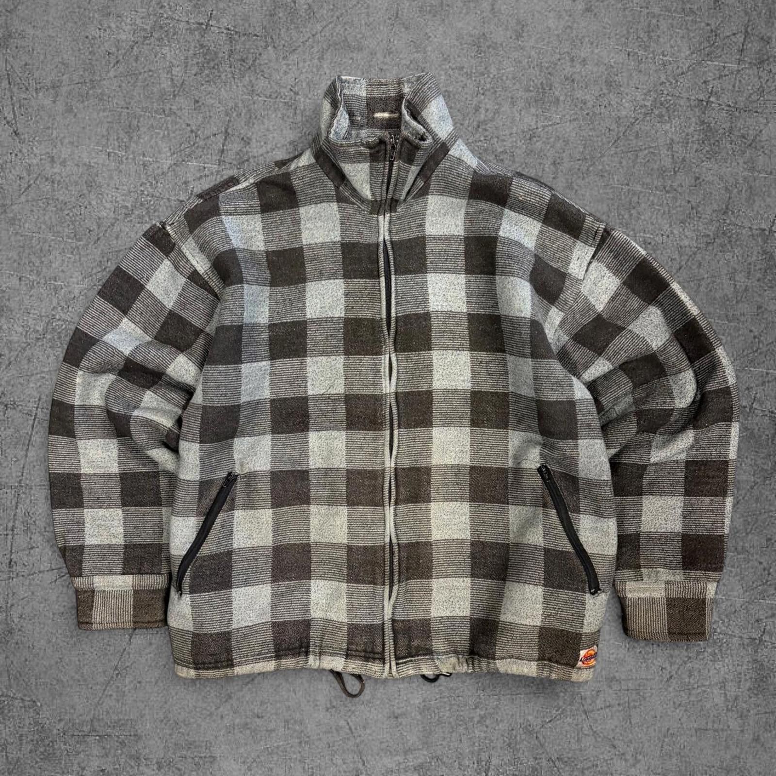 Dickies 90s Dickies Zip Up Flannel Size US L / EU 52-54 / 3 - 1 Thumbnail