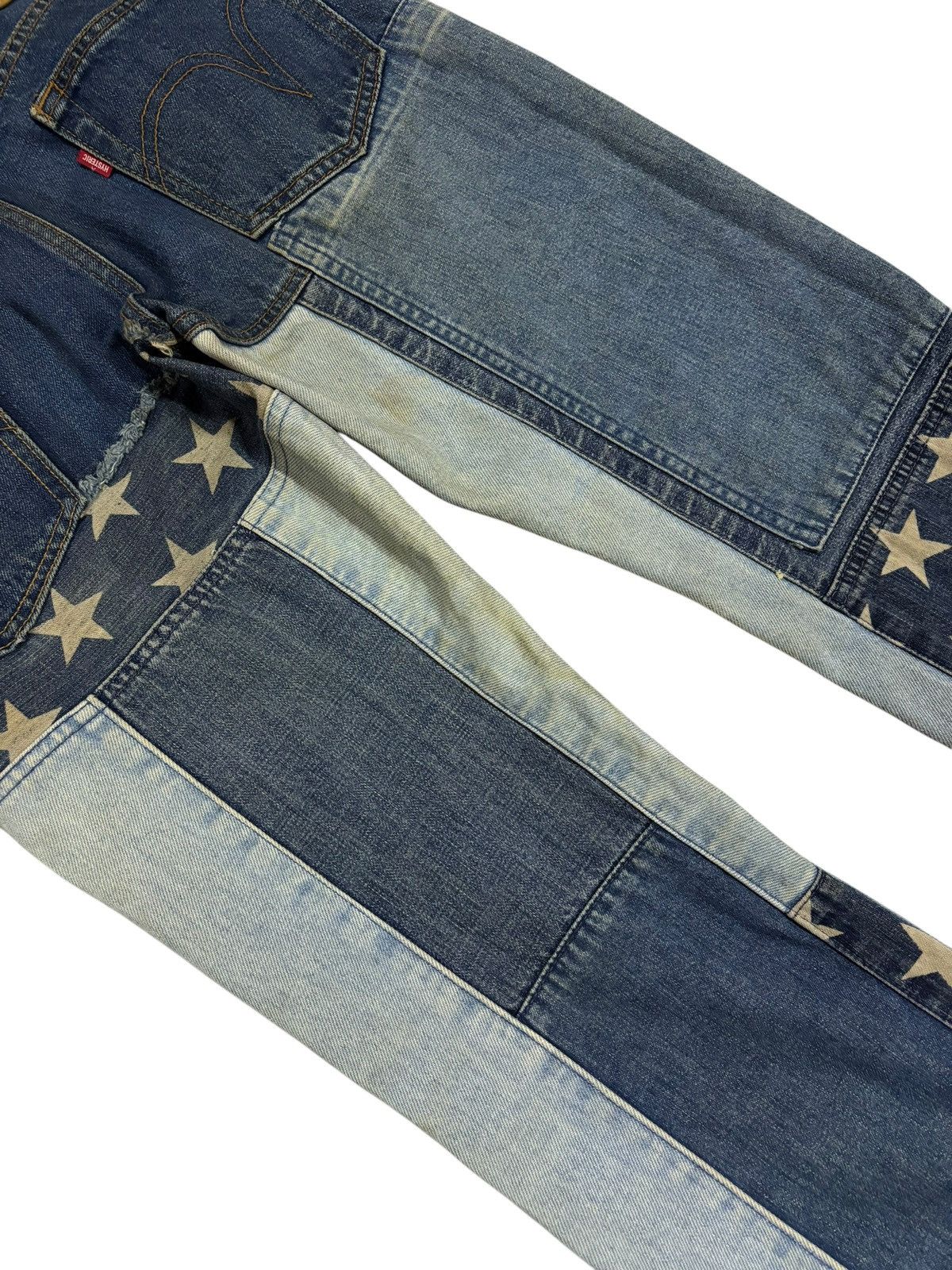 Beauty Beast Kinky Jeans Hysteric Glamour Patchwork Flared Jeans Size US 29 - 9 Thumbnail