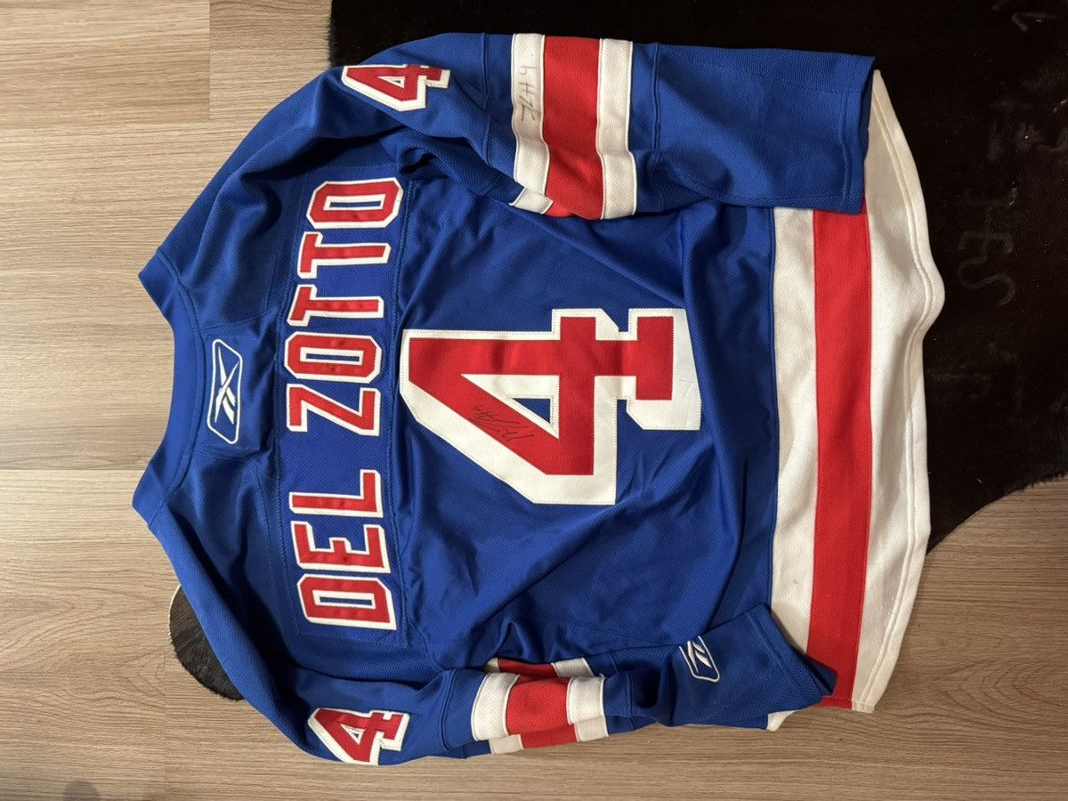 NHL × Reebok × Vintage Signed new york rangers del zotto jersey Size ONE SIZE - 7 Thumbnail