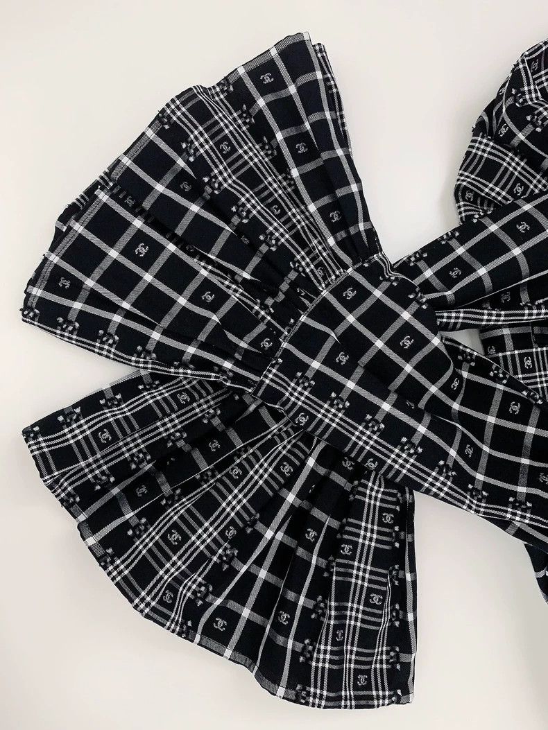 Chanel Chanel Lotus collar shirt dress Size XS / US 0-2 / IT 36-38 - 6 Thumbnail