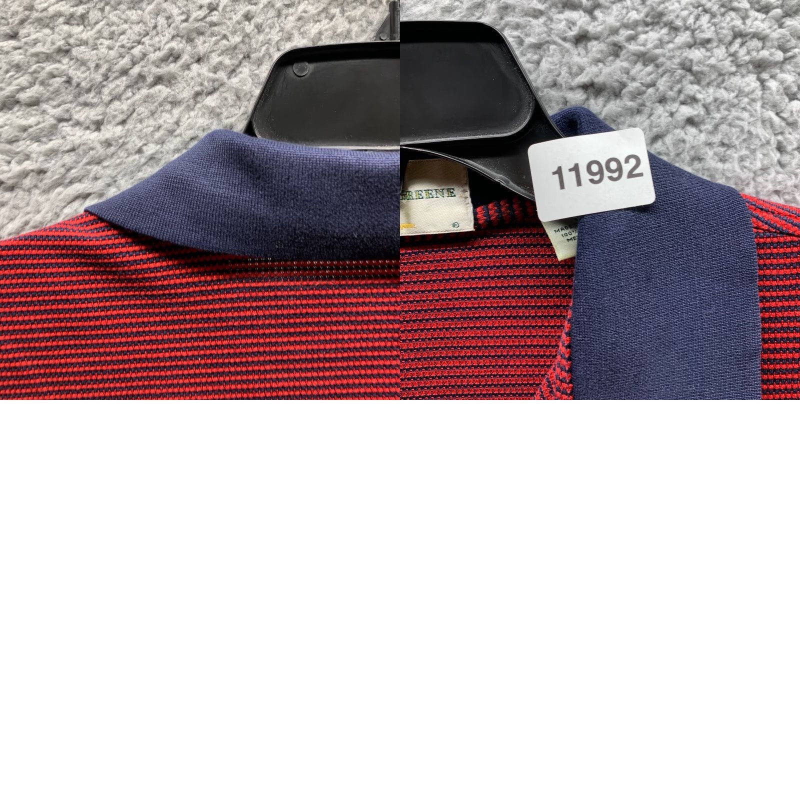 Vintage VINTAGE Fairway & Greene Polo Shirt Men's Regular L Red Striped 90s Golf Cotton Short/Long Sleeve Size US L / EU 52-54 / 3 - 10 Thumbnail